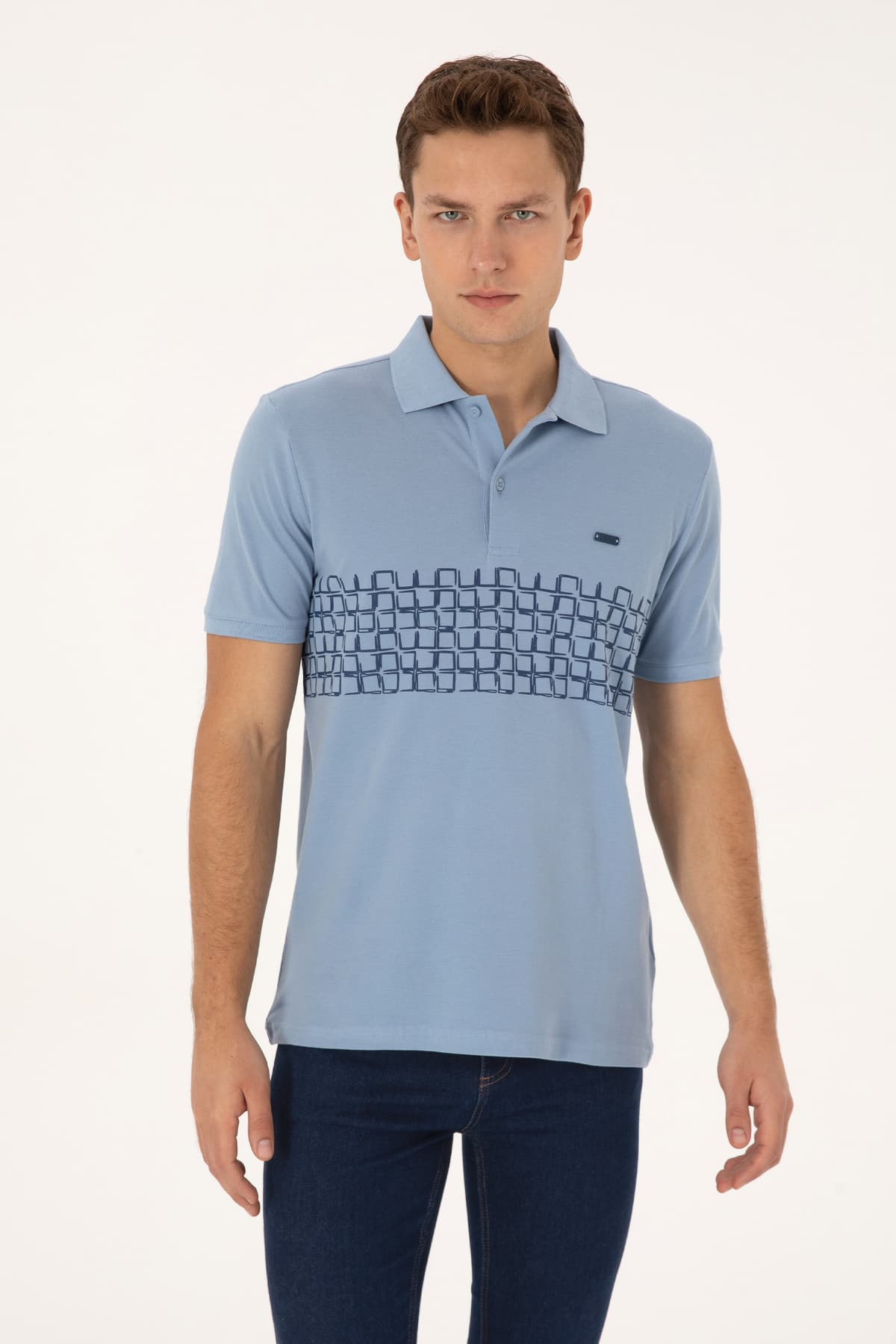 تیشرت مردانه U.S. Polo Assn. فیت معمولی آبی روشن مدل 50324789-VR003 تیشرت مردانه U.S. Polo Assn. فیت معمولی آبی روشن مدل 50324789-VR003