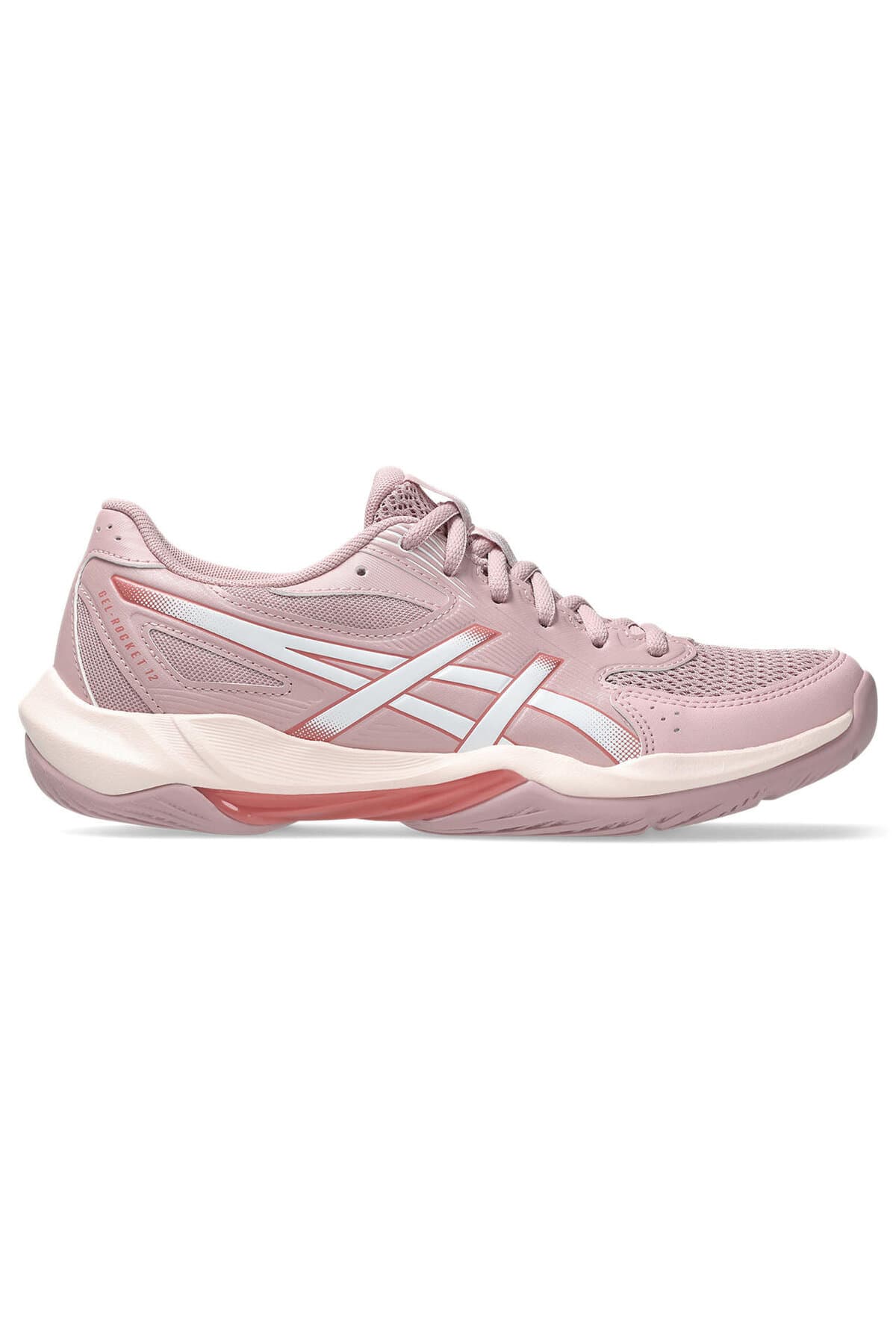 کفش والیبال زنانه Asics رز غبارآلود/مرجانی آفتابی مدل GEL-ROCKET 12 1072A119-700 کفش والیبال زنانه Asics رز غبارآلود/مرجانی آفتابی مدل GEL-ROCKET 12 1072A119-700