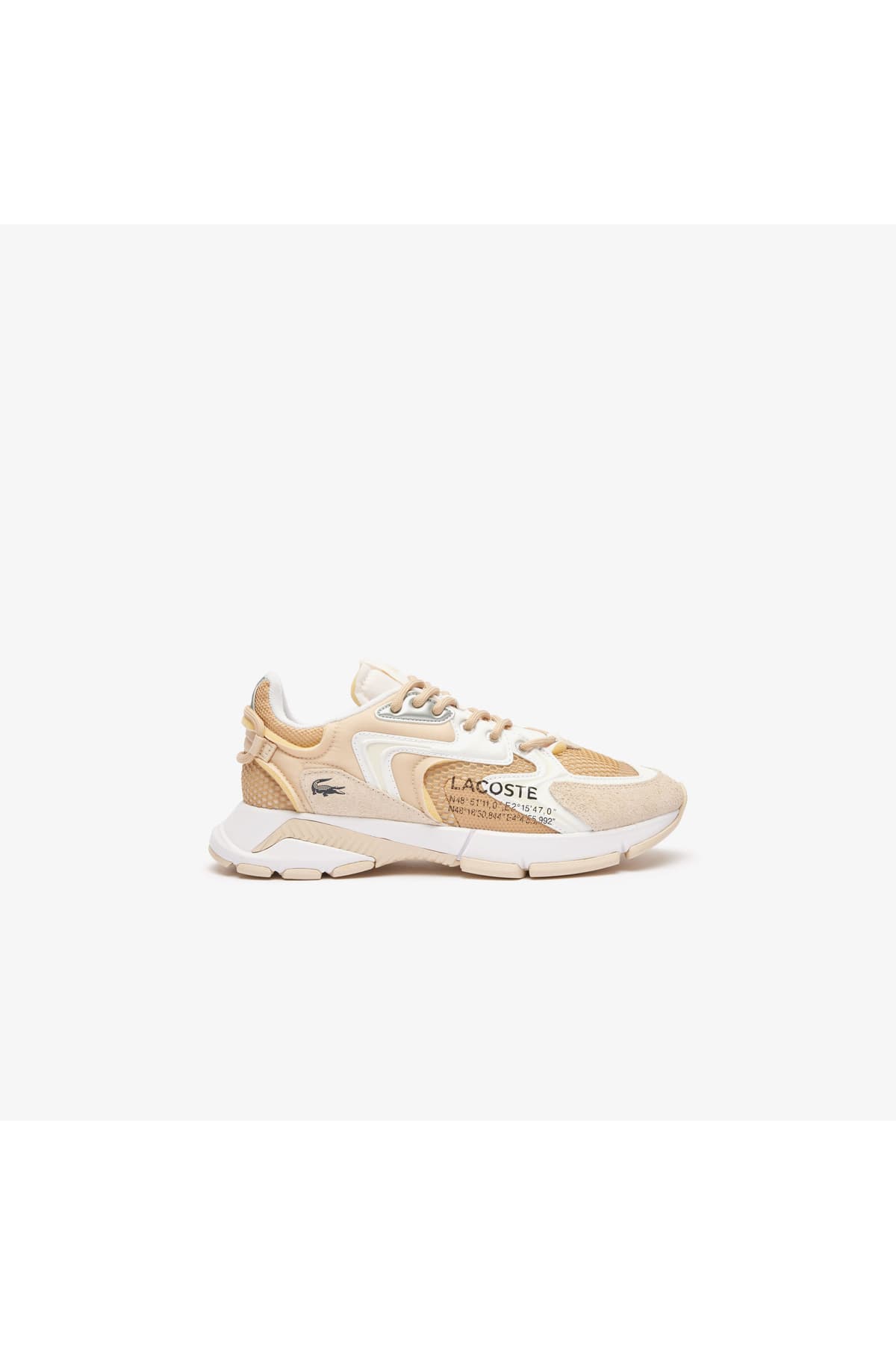 کفش اسنیکر مردانه Lacoste بژ مدل L003 Neo کفش اسنیکر مردانه Lacoste بژ مدل L003 Neo