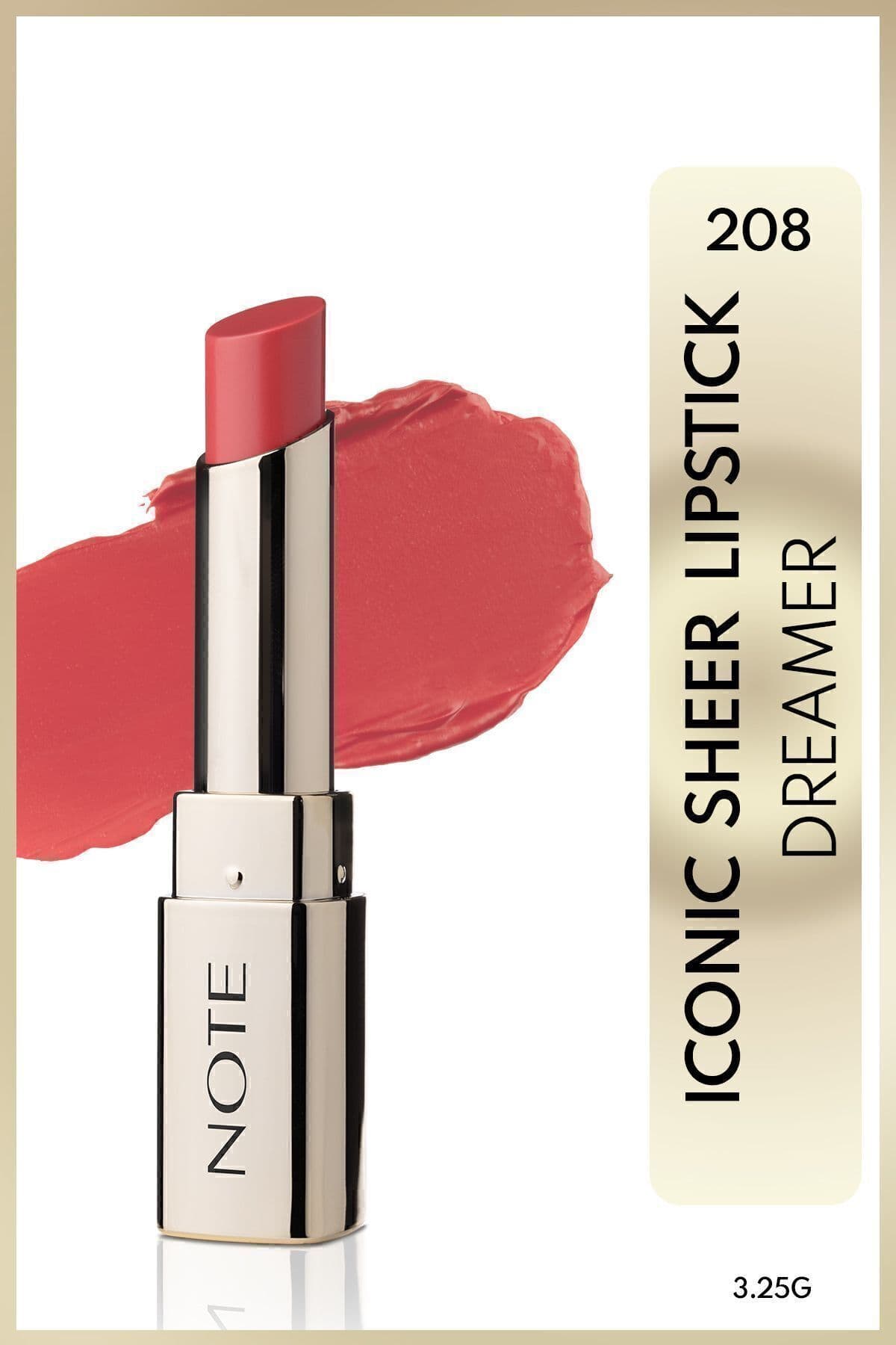 رژ لب براق و مرطوبکننده Note Cosmetics مدل 208 Dreamer صورتی رژ لب براق و مرطوبکننده Note Cosmetics مدل 208 Dreamer صورتی