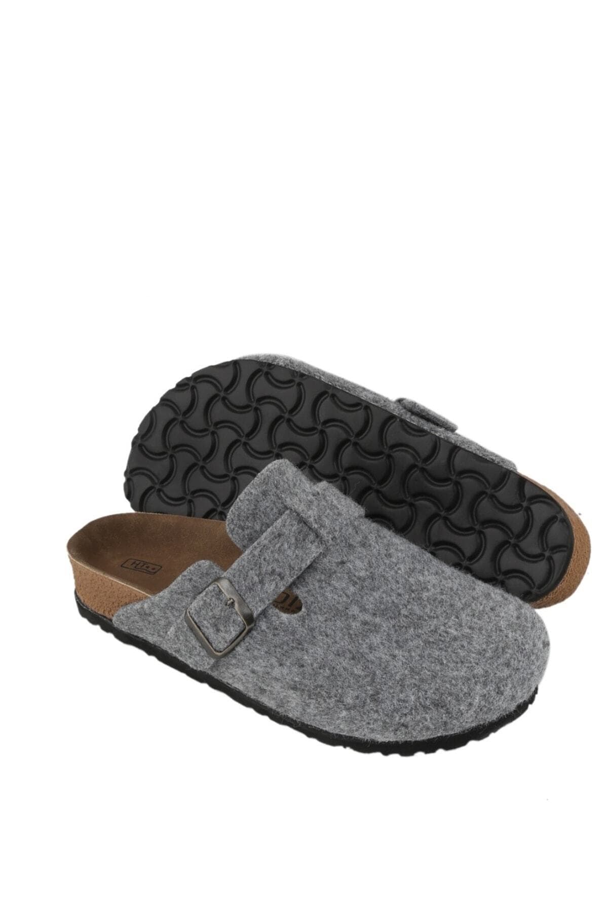 دمپایی خانگی یونیسکس YILDIZ SHOES زمستانی جلوبسته نمدی خاکستری دمپایی خانگی یونیسکس YILDIZ SHOES زمستانی جلوبسته نمدی خاکستری