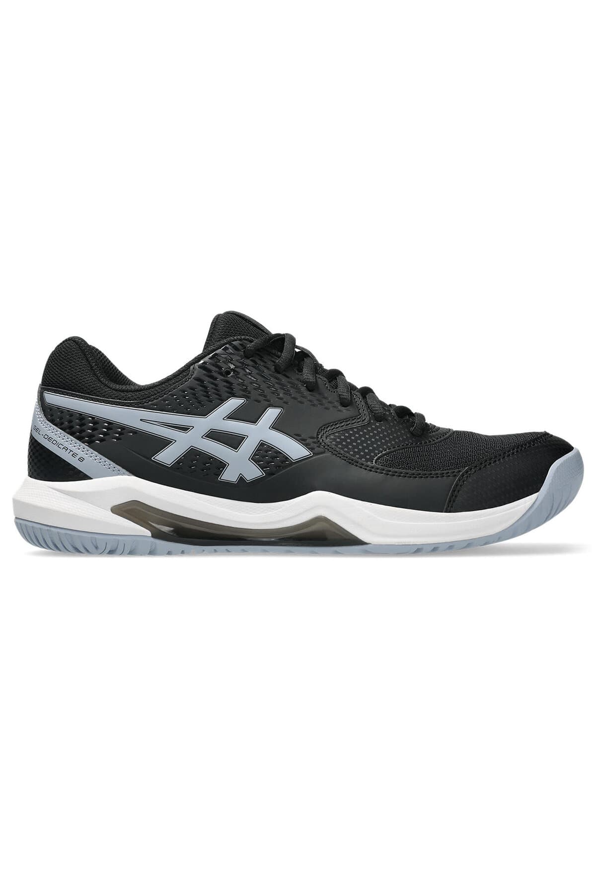 کفش تنیس مردانه Asics مشکی/نقرهای خالص GEL-DEDICATE 8 مدل 1041A408-003 کفش تنیس مردانه Asics مشکی/نقرهای خالص GEL-DEDICATE 8 مدل 1041A408-003