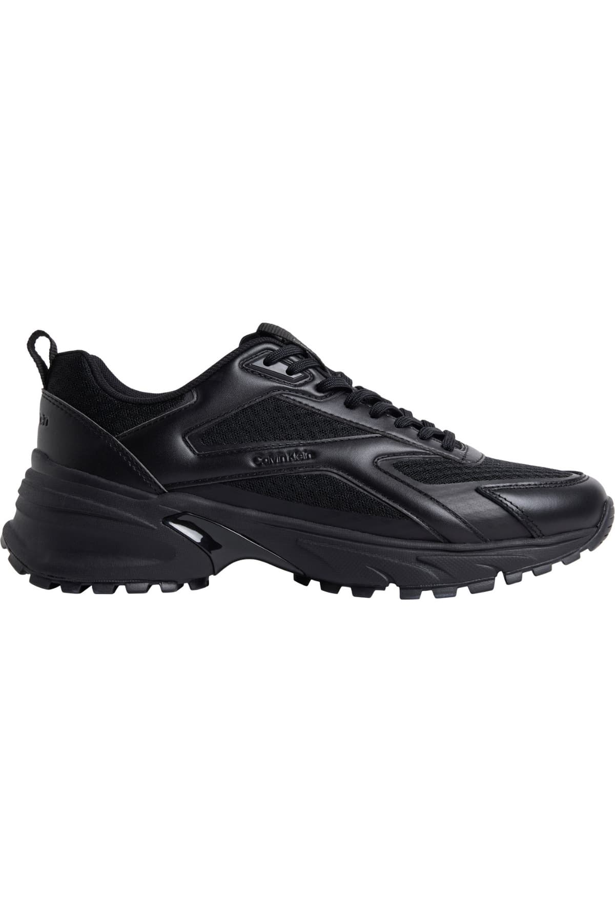 کفش اسنیکر مردانه Calvin Klein بنددار مشکی Hike Runner کفش اسنیکر مردانه Calvin Klein بنددار مشکی Hike Runner