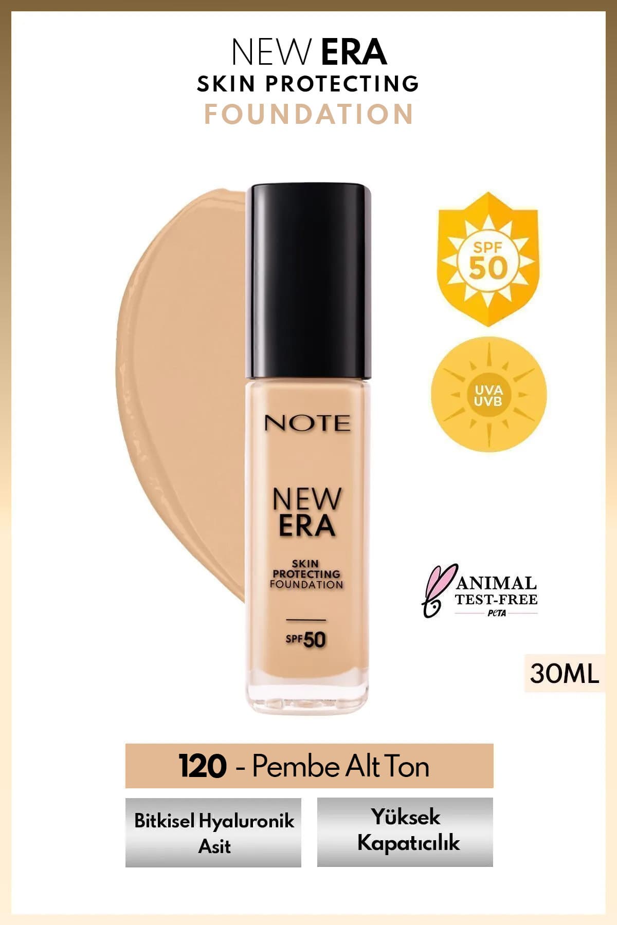 کرمپودر Note Cosmetics New Era محافظ پوست SPF 50 مرطوبکننده حاوی اسید هیالورونیک شماره 120 بژ طبیعی کرمپودر Note Cosmetics New Era محافظ پوست SPF 50 مرطوبکننده حاوی اسید هیالورونیک شماره 120 بژ طبیعی