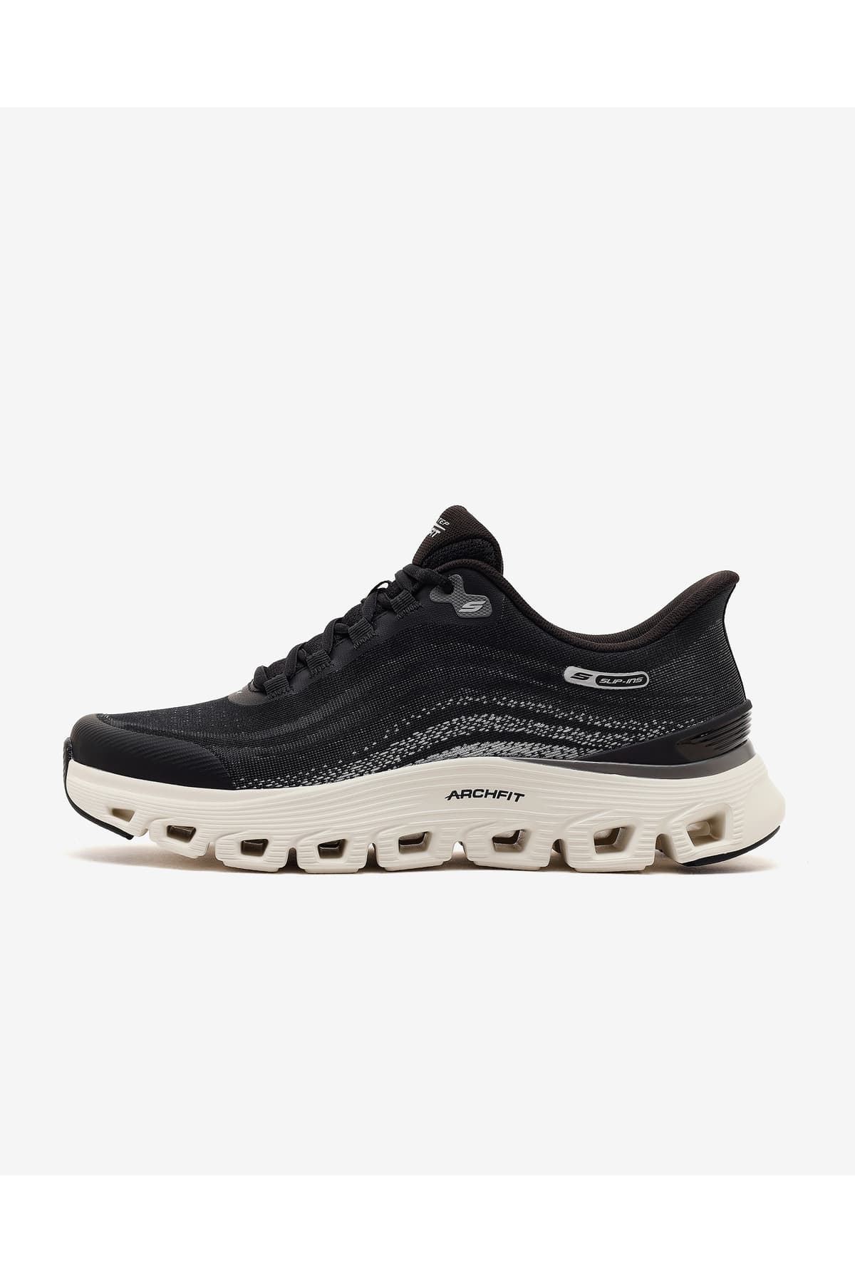 کفش ورزشی مردانه Skechers ARCH FIT GLIDE-STEP WAVE مشکی مدل 233194 BLK کفش ورزشی مردانه Skechers ARCH FIT GLIDE-STEP WAVE مشکی مدل 233194 BLK