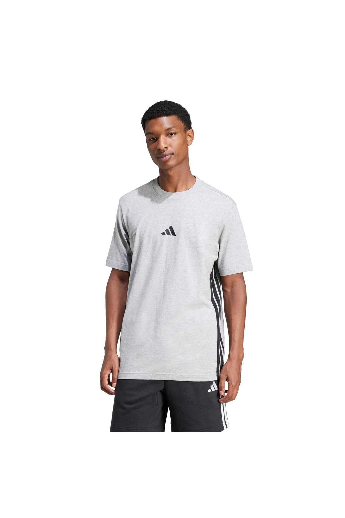تیشرت ورزشی مردانه adidas 3S مدل JE6396 تیشرت ورزشی مردانه adidas 3S مدل JE6396