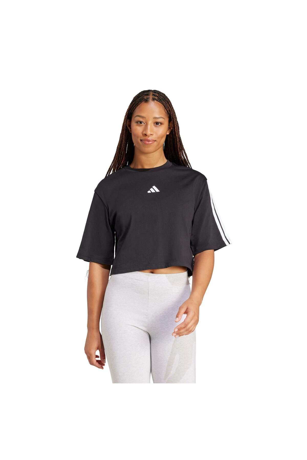 تیشرت ورزشی زنانه adidas 3S مدل JD4998 تیشرت ورزشی زنانه adidas 3S مدل JD4998