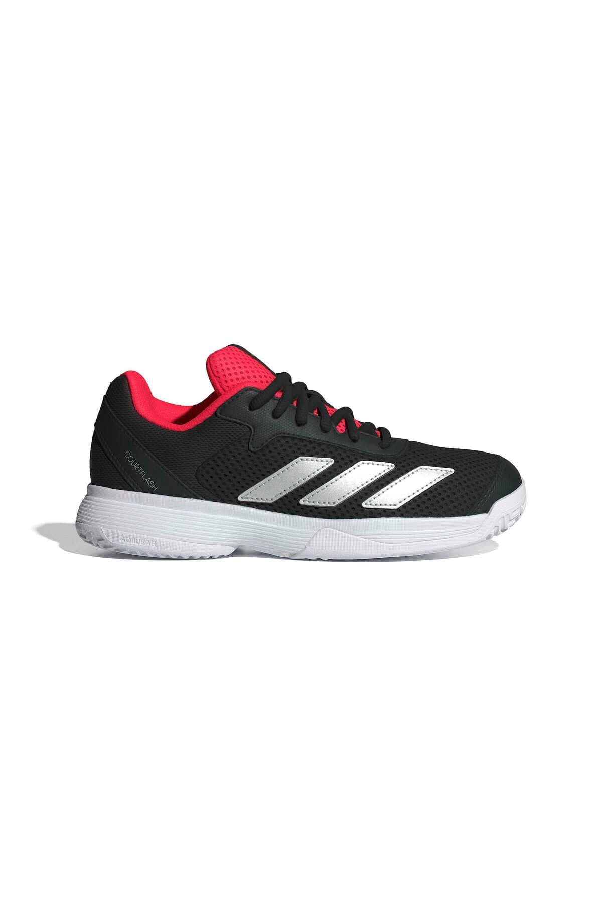 کفش تنیس کودک یونیسکس adidas Courtflash K مدل JR4451 کفش تنیس کودک یونیسکس adidas Courtflash K مدل JR4451