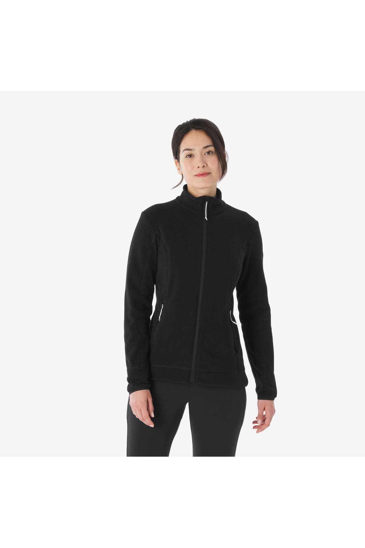کاپشن پلار زنانه فضای باز Decathlon Quechua مشکی مدل MH100 کاپشن پلار زنانه فضای باز Decathlon Quechua مشکی مدل MH100