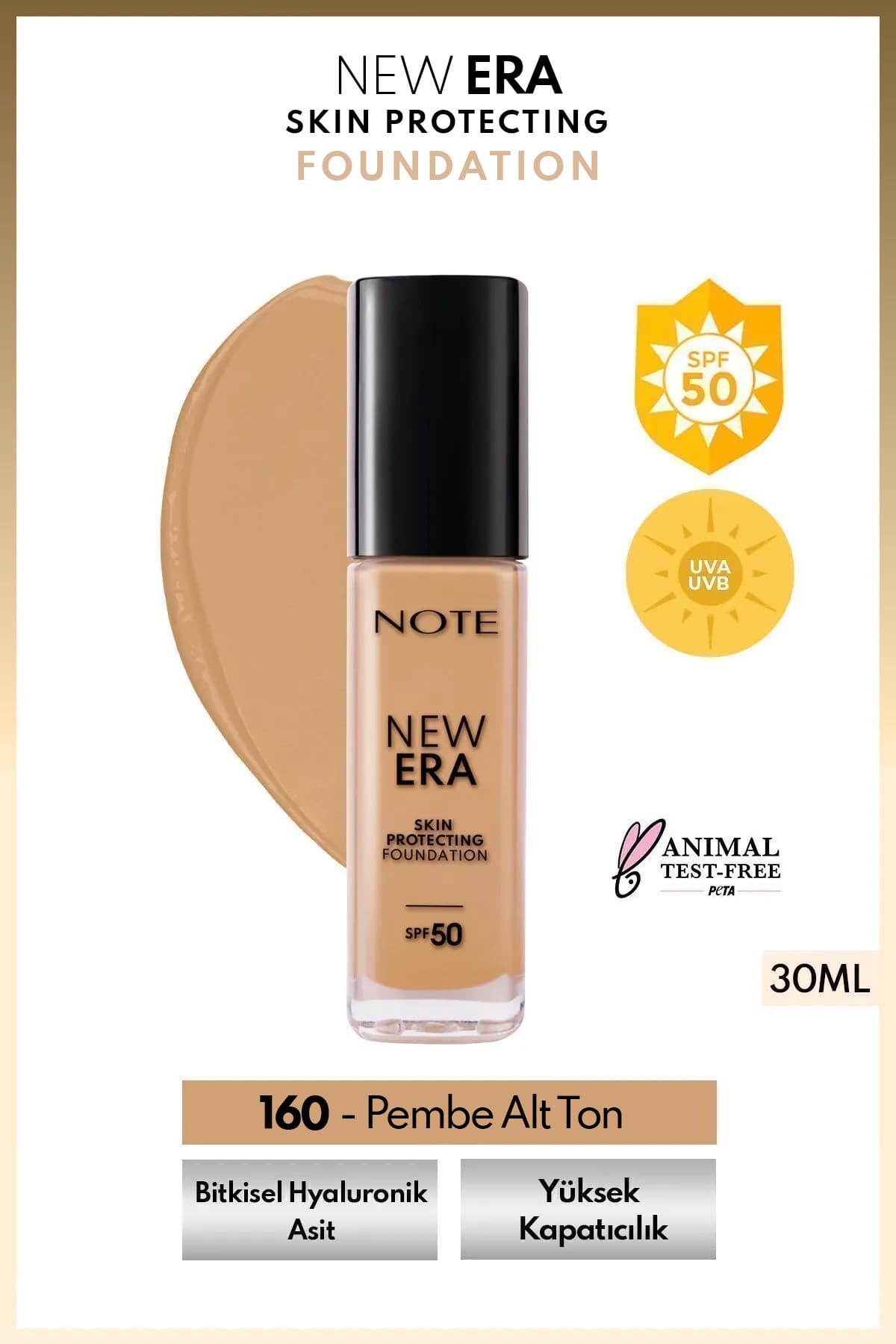 کرمپودر Note Cosmetics New Era محافظ پوست SPF 50 حاوی اسید هیالورونیک مدل 110 Soft Ivory کرمپودر Note Cosmetics New Era محافظ پوست SPF 50 حاوی اسید هیالورونیک مدل 110 Soft Ivory