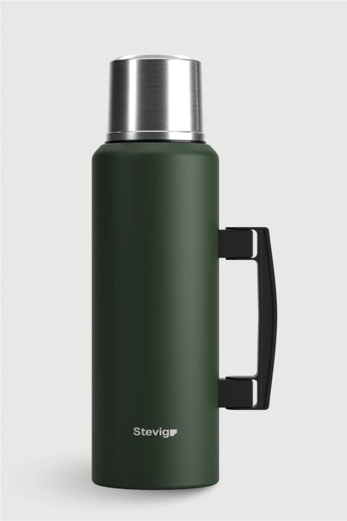فلاسک استیل دستهدار وکیوم Stevig 4 Camp Klasik 1.5 LT سبز مدل ST-206 فلاسک استیل دستهدار وکیوم Stevig 4 Camp Klasik 1.5 LT سبز مدل ST-206