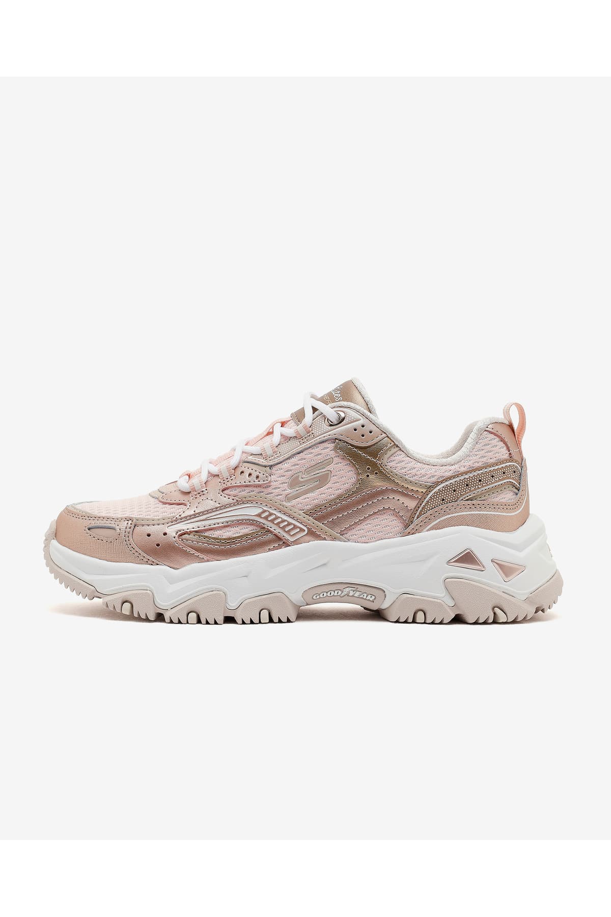 کفش اوتدور زنانه Skechers صورتی طلایی D'lites HIKER مدل 180330 RSGD کفش اوتدور زنانه Skechers صورتی طلایی D'lites HIKER مدل 180330 RSGD