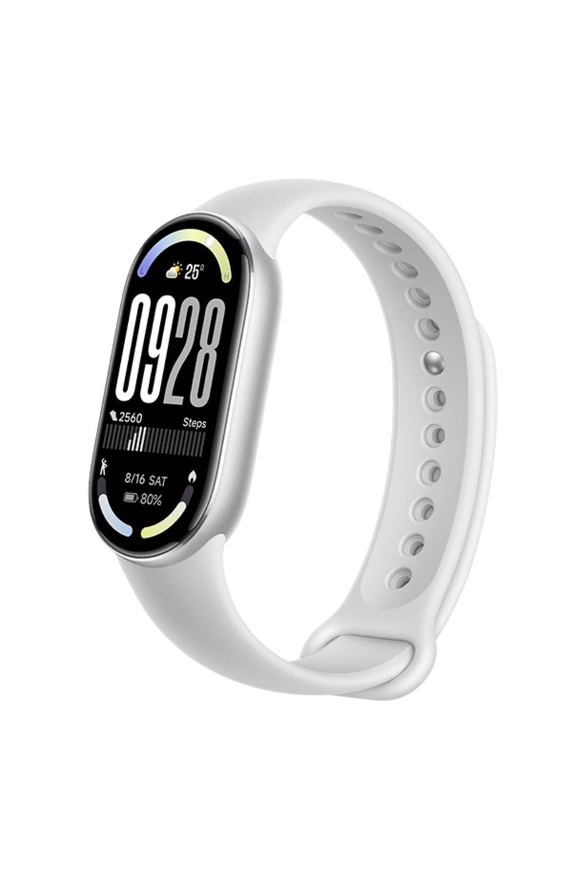 دستبند هوشمند Xiaomi نقرهای مدل Smart Band 10 دستبند هوشمند Xiaomi نقرهای مدل Smart Band 10