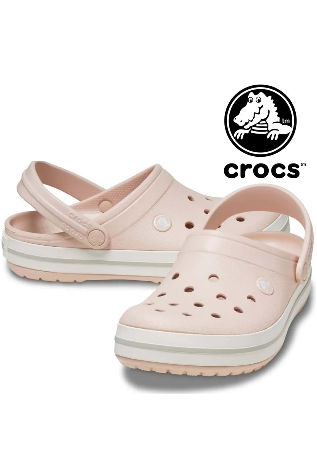 دمپایی سابو یونیسکس پزشکی و پرستاری Crocs ارتوپدی صورتی پودری مدل Crocband 11016 دمپایی سابو یونیسکس پزشکی و پرستاری Crocs ارتوپدی صورتی پودری مدل Crocband 11016
