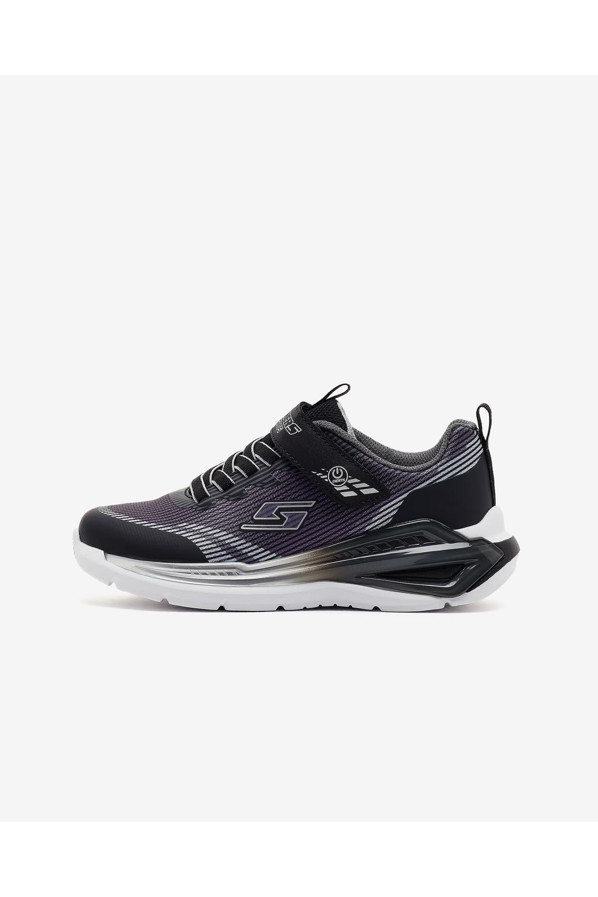 کفش ورزشی پسرانه Skechers مشکی چراغدار مدل TRI-NAMICS 2.0 401661L BKSL کفش ورزشی پسرانه Skechers مشکی چراغدار مدل TRI-NAMICS 2.0 401661L BKSL