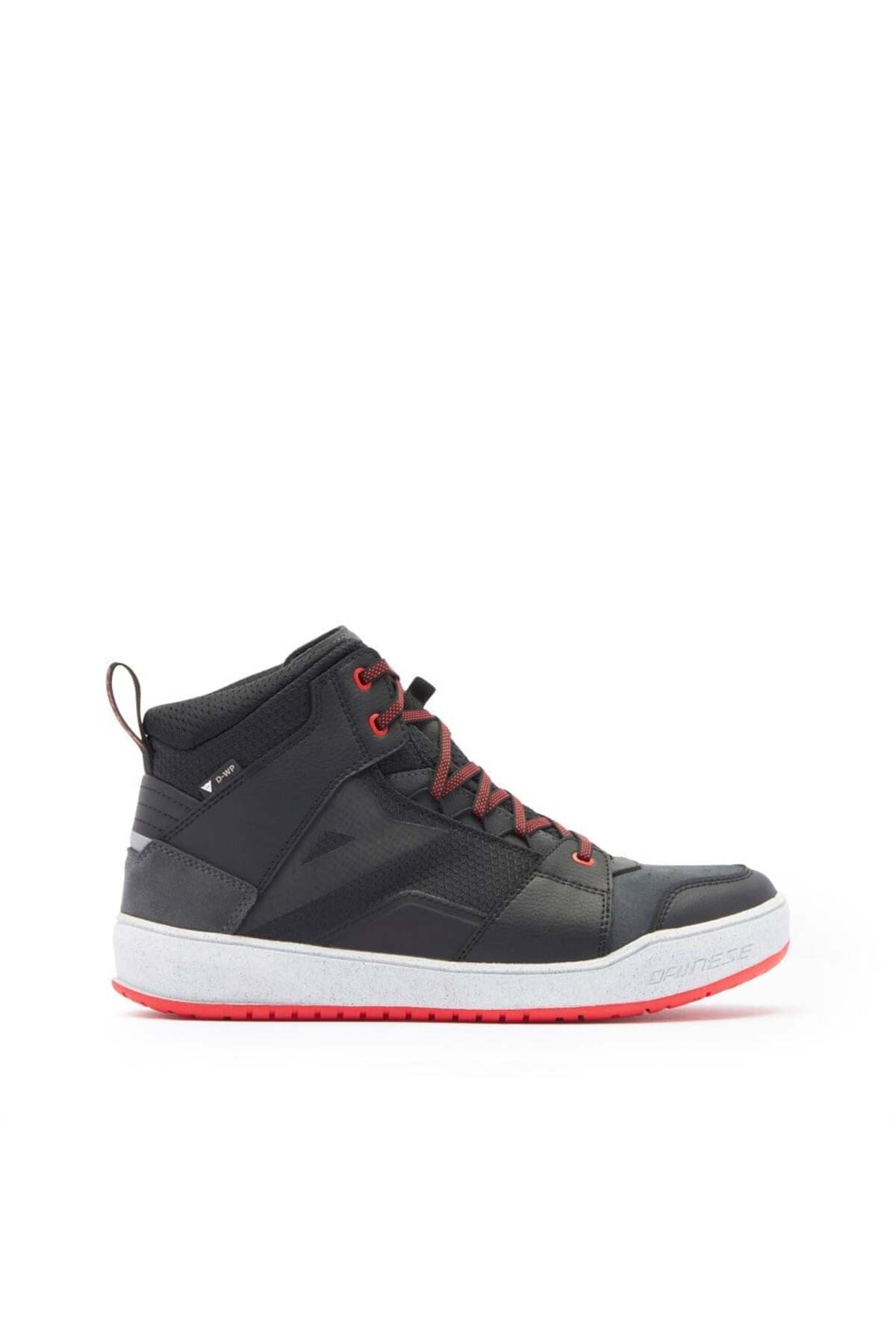 کفش Dainese مشکی سفید قرمز مدل Suburb D-WP کفش Dainese مشکی سفید قرمز مدل Suburb D-WP