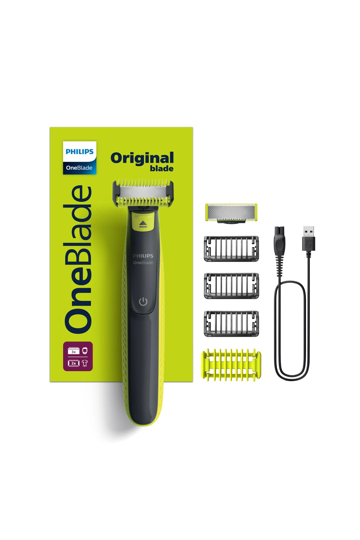 ماشین اصلاح صورت و بدن Philips Oneblade مدل Qp2824/10 ماشین اصلاح صورت و بدن Philips Oneblade مدل Qp2824/10