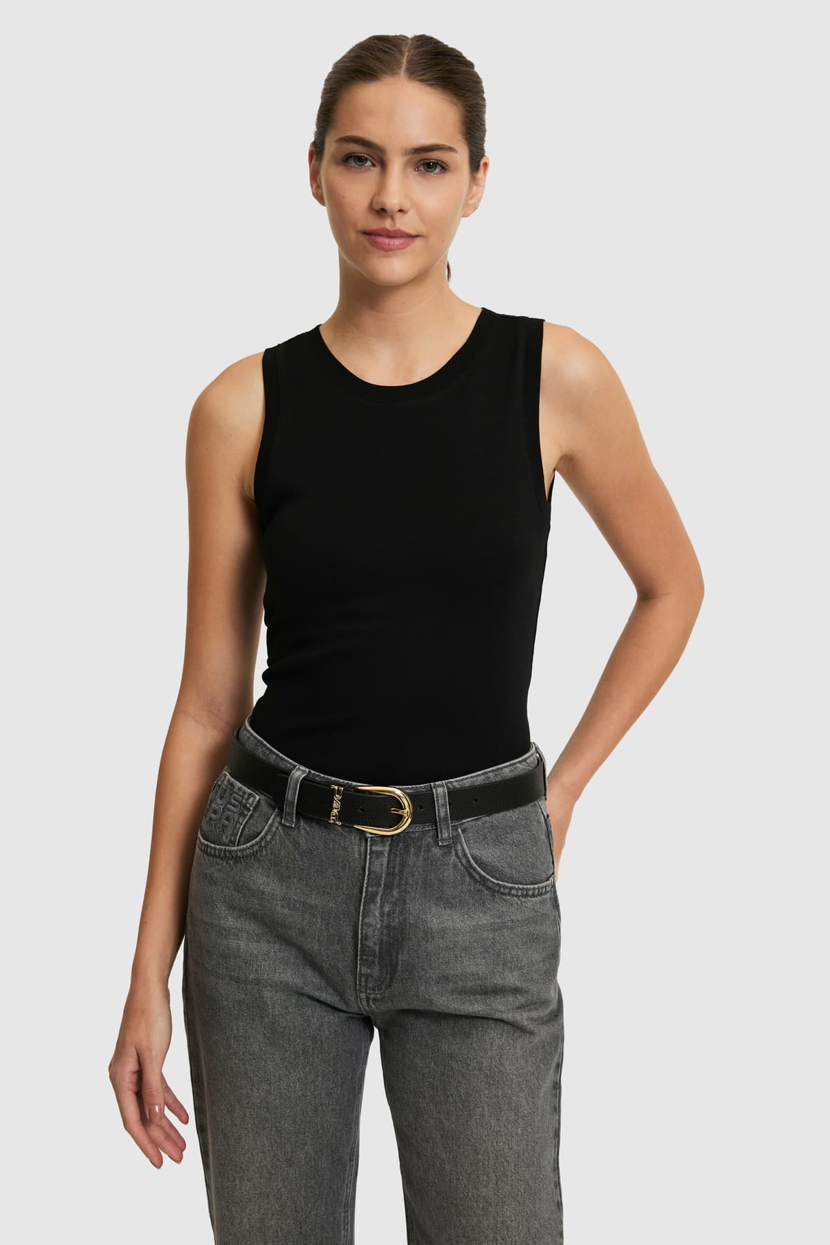 تیشرت زنانه یقهگرد U.S. Polo Assn. مشکی ساده مدل 50323534-VR046 تیشرت زنانه یقهگرد U.S. Polo Assn. مشکی ساده مدل 50323534-VR046