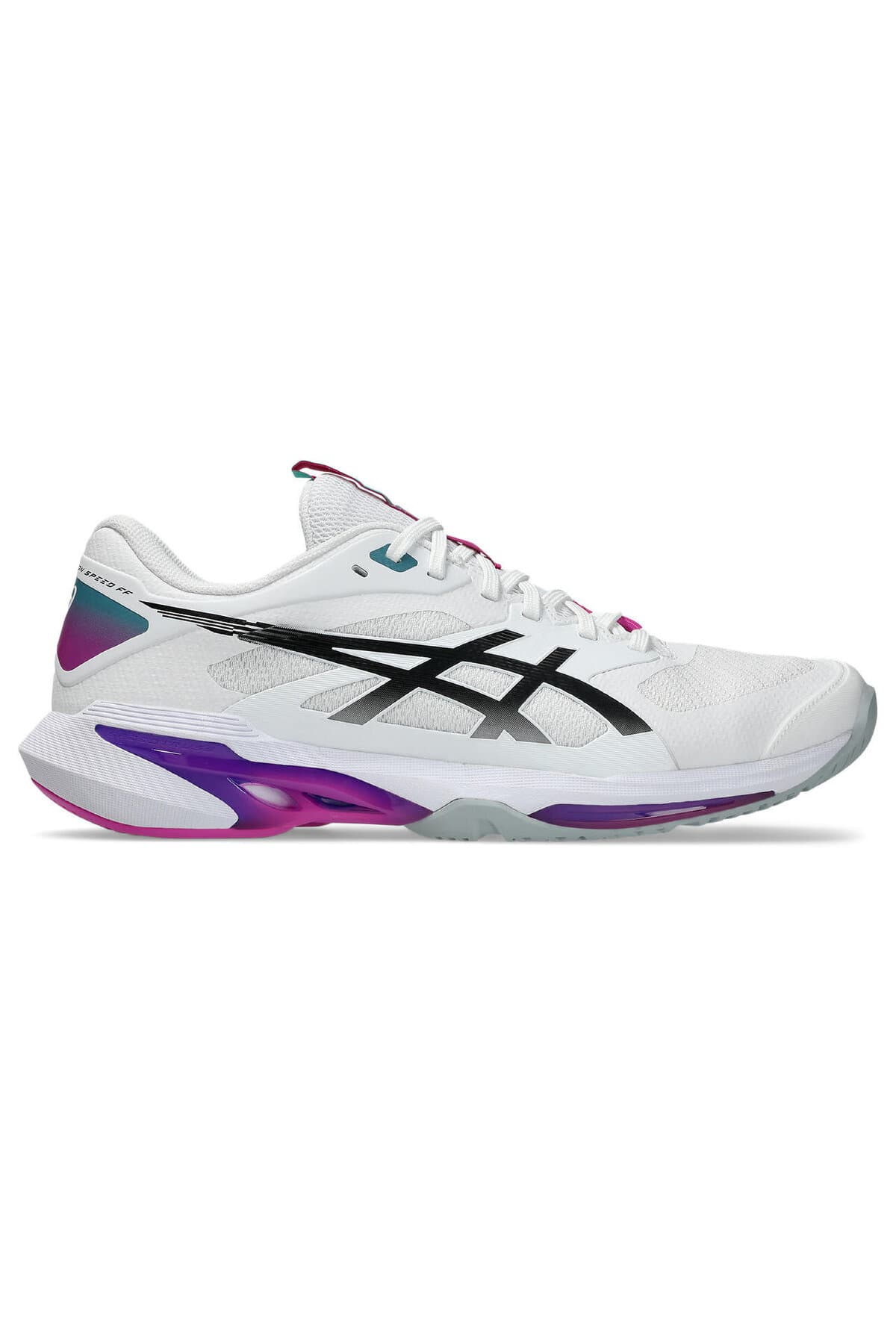 کفش تنیس مردانه Asics Solution Speed FF 4 سفید مدل 1041A532-101 کفش تنیس مردانه Asics Solution Speed FF 4 سفید مدل 1041A532-101