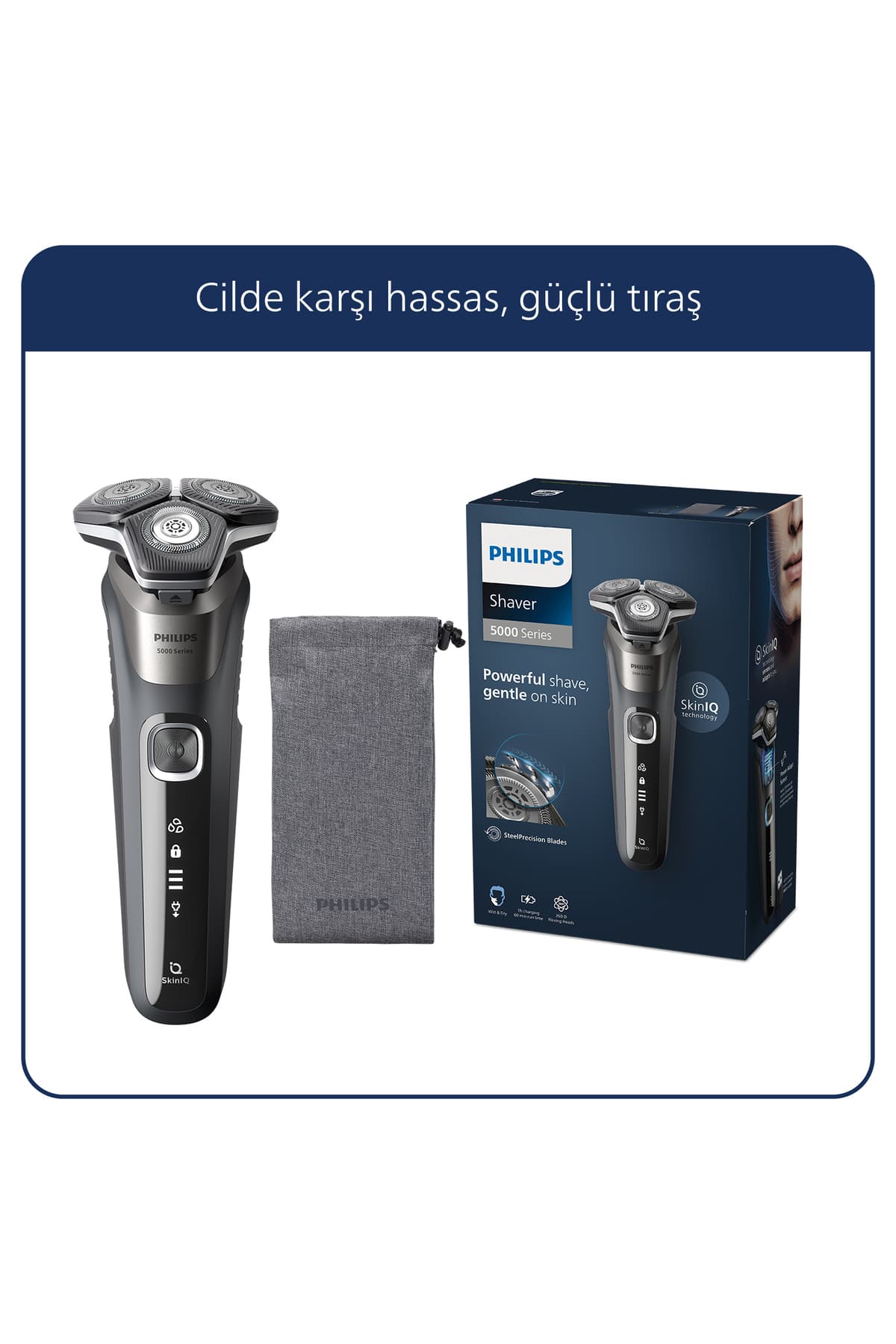 ماشین اصلاح Philips سری 5000 مدل S5887/10 تراش نزدیک تر و خشک تریمر دقیق ماشین اصلاح Philips سری 5000 مدل S5887/10 تراش نزدیک تر و خشک تریمر دقیق