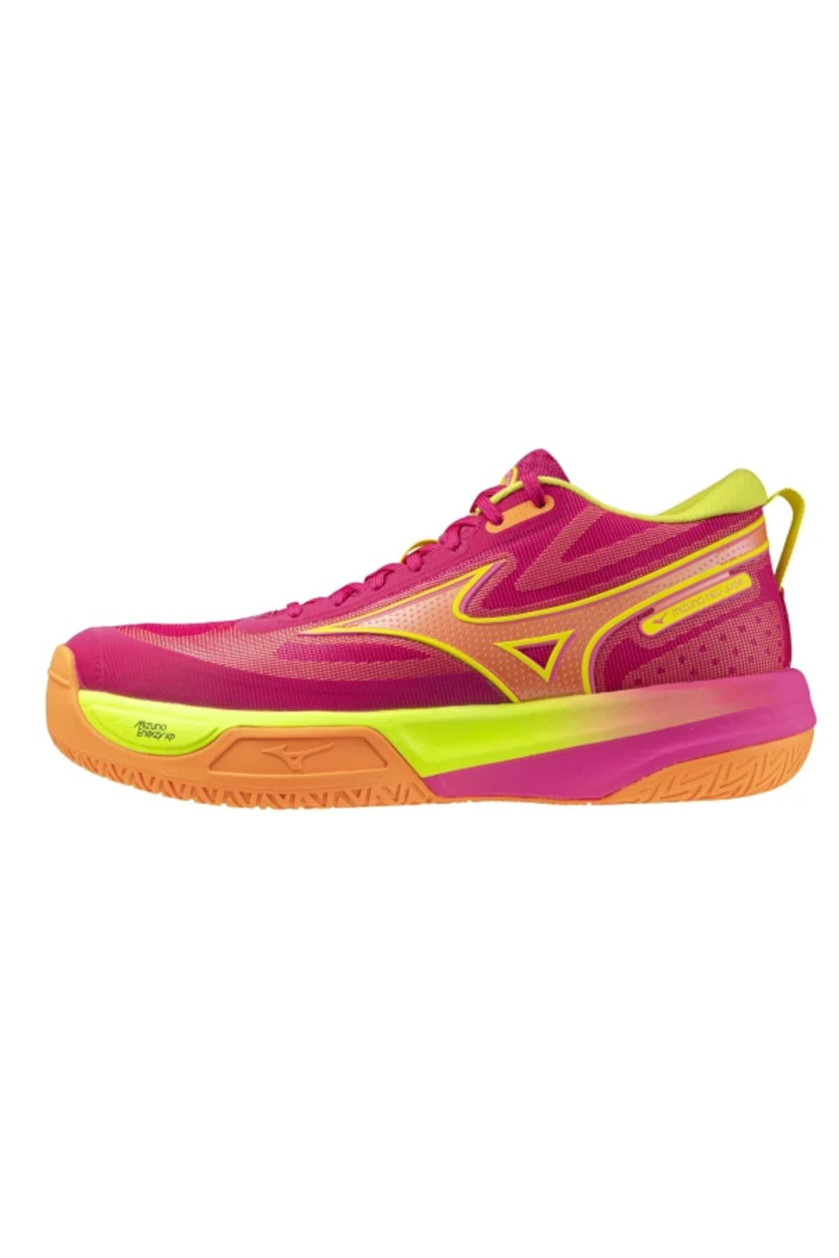 کفش والیبال یونیسکس Mizuno صورتی و زرد مدل Neo Jump کفش والیبال یونیسکس Mizuno صورتی و زرد مدل Neo Jump