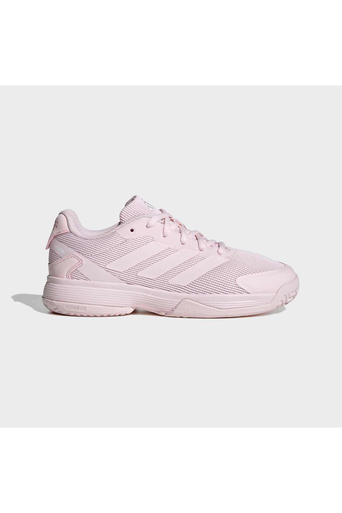 کفش تنیس بچگانه یونیسکس adidas Ubersonic K مدل KK3849 کفش تنیس بچگانه یونیسکس adidas Ubersonic K مدل KK3849