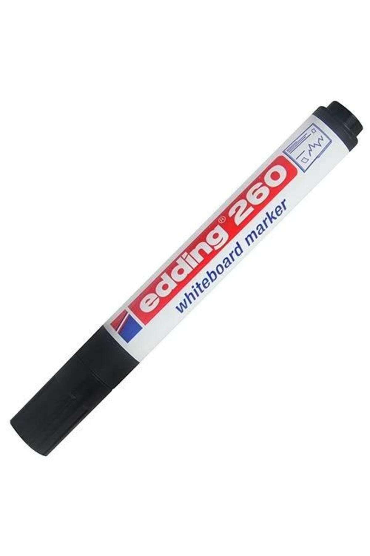 ماژیک وایت برد Edding مشکی نوک گرد 1.5-3mm مدل 260 ماژیک وایت برد Edding مشکی نوک گرد 1.5-3mm مدل 260
