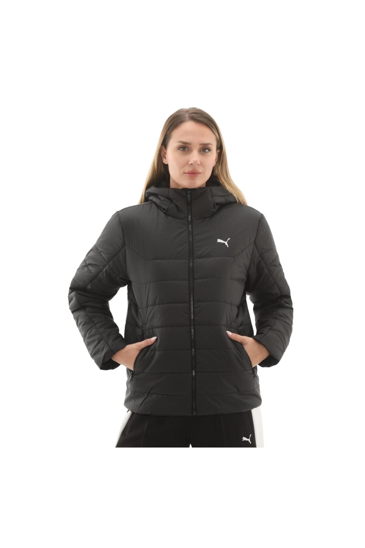 کاپشن زنانه Puma پفی کلاهدار Ess مشکی مدل 685231-01 کاپشن زنانه Puma پفی کلاهدار Ess مشکی مدل 685231-01