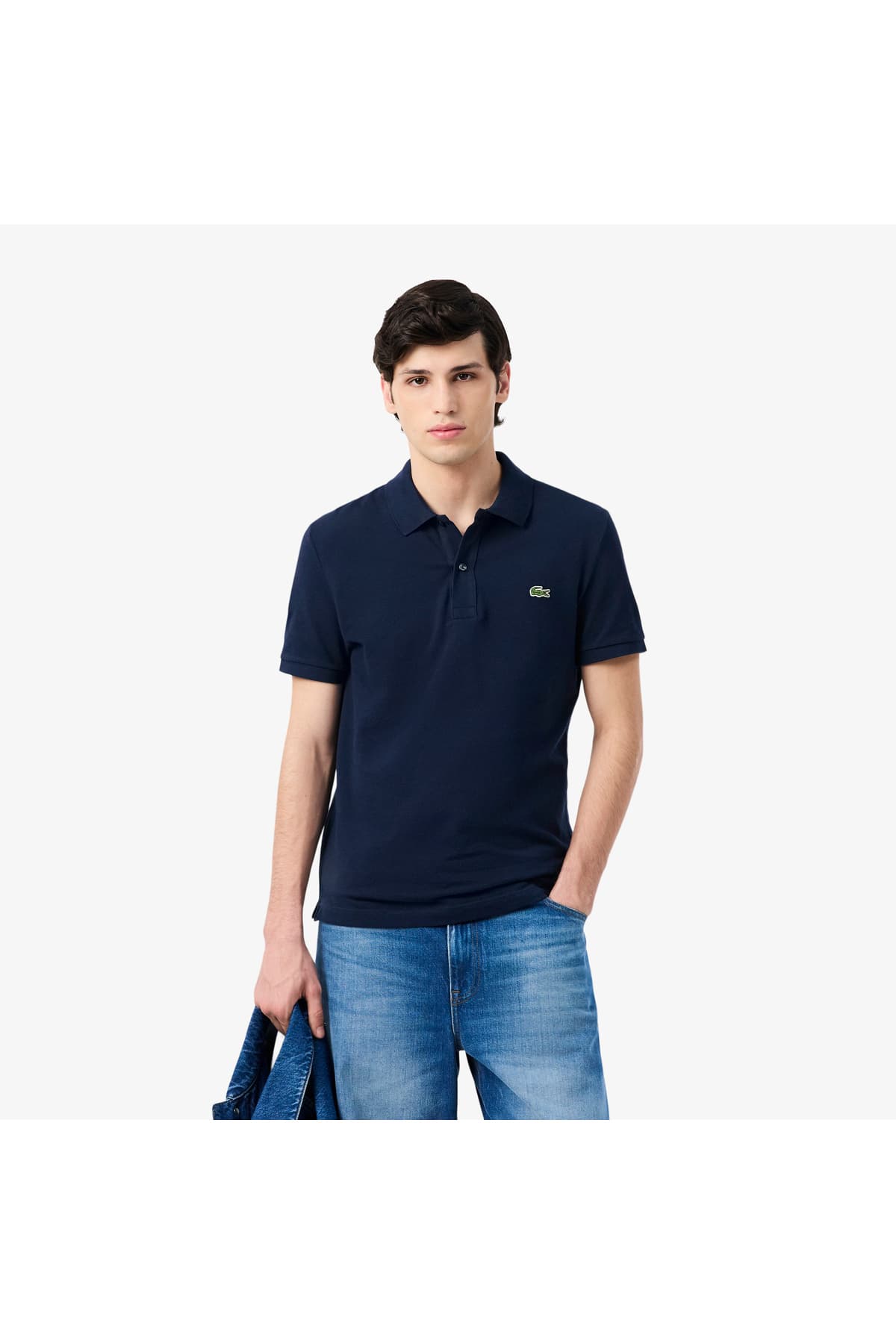 پولوشرت مردانه Lacoste اسلیم فیت سرمهای مدل L.12.12 پولوشرت مردانه Lacoste اسلیم فیت سرمهای مدل L.12.12