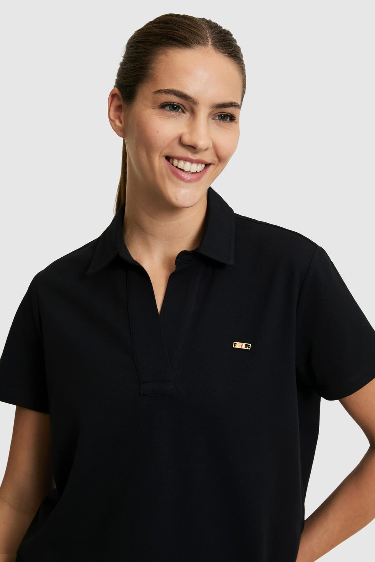 تیشرت زنانه U.S. Polo Assn. مشکی بیسیک مدل 50323447-VR046 تیشرت زنانه U.S. Polo Assn. مشکی بیسیک مدل 50323447-VR046