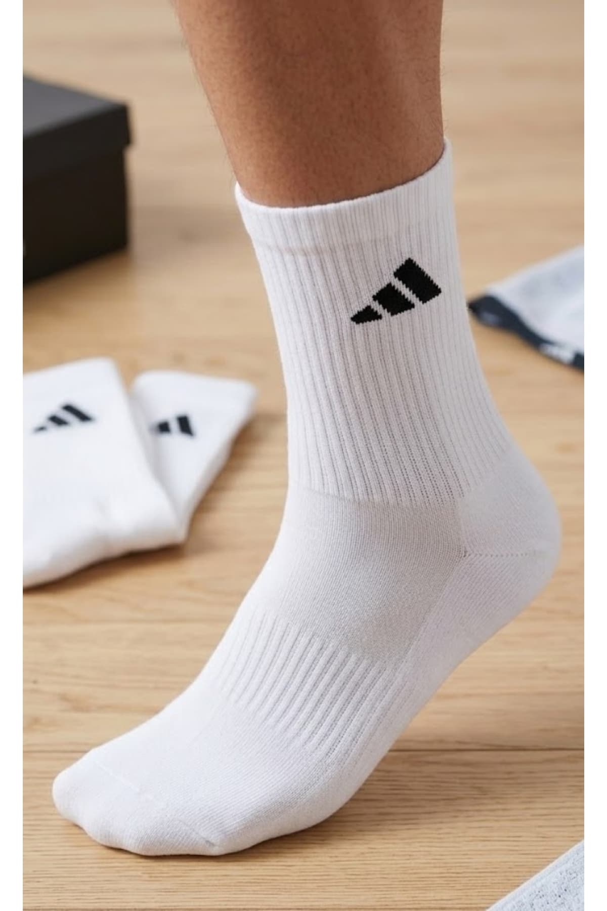 جوراب adidas اسپرت 3 جفت جوراب adidas اسپرت 3 جفت