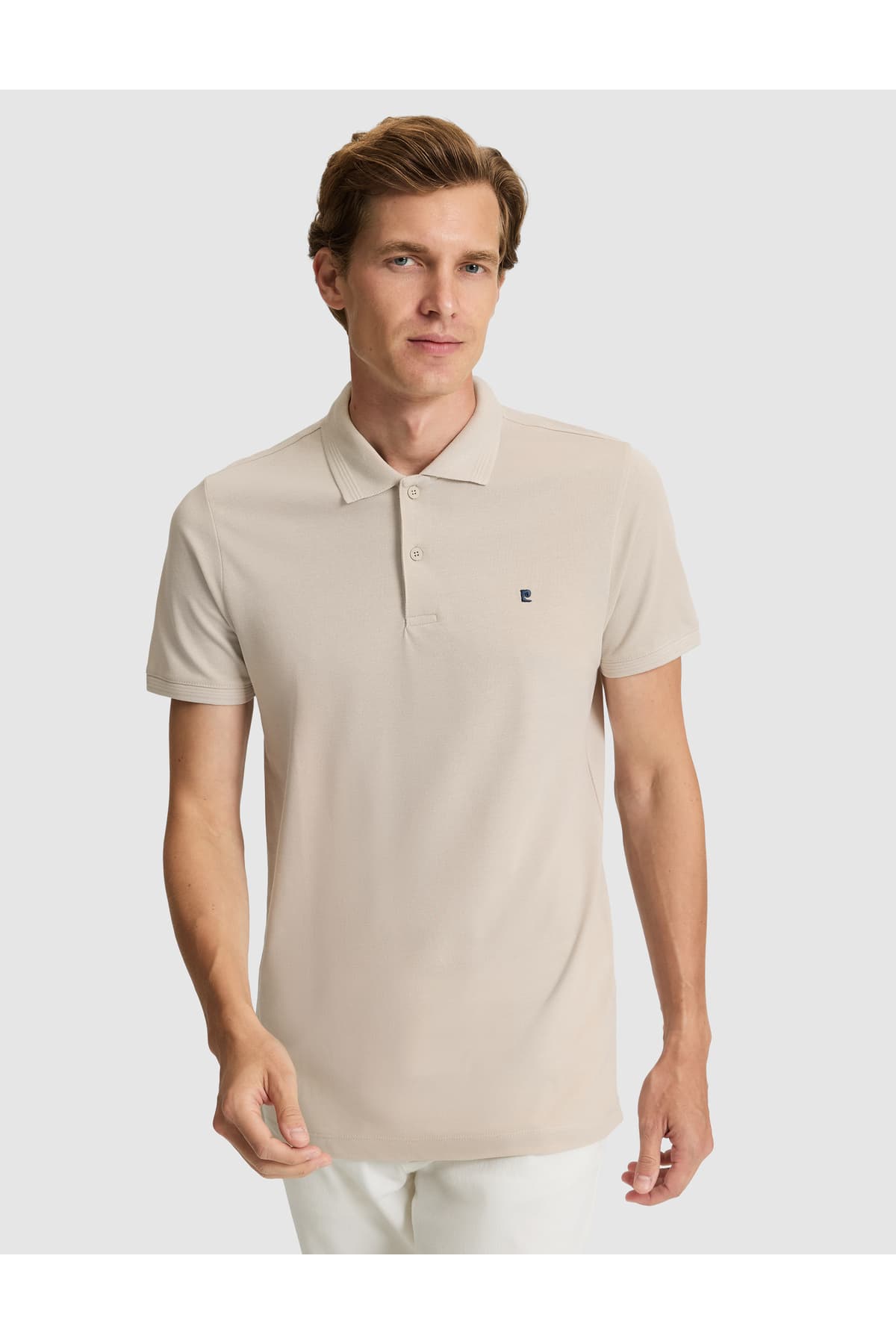 تیشرت یقه پولو Pierre Cardin نخی فیت اسلیم دکمهدار سنگی مدل 50291625-VR049 تیشرت یقه پولو Pierre Cardin نخی فیت اسلیم دکمهدار سنگی مدل 50291625-VR049