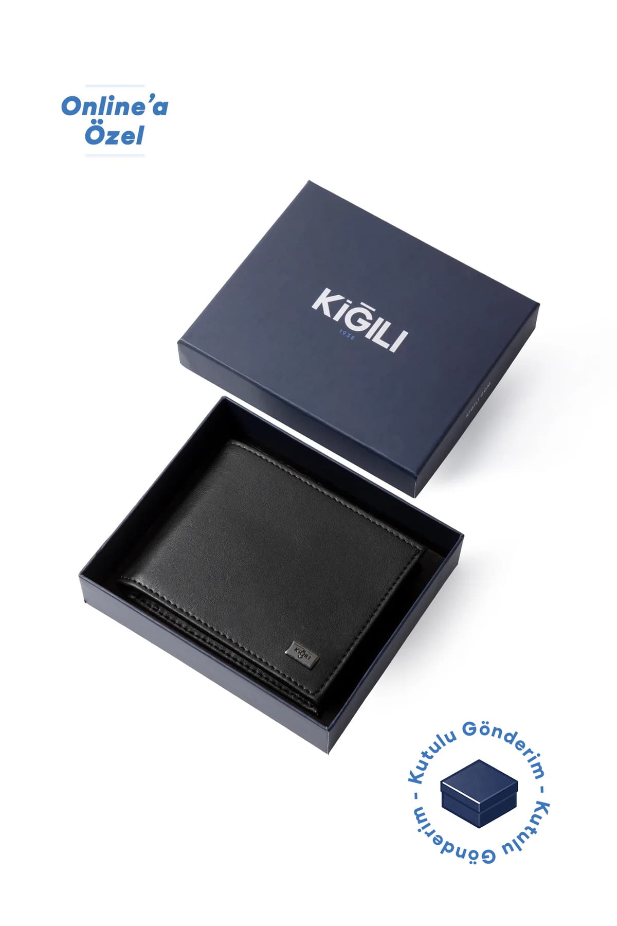 کیف پول جاکارتی Kiğılı طرحدار با محفظه پول و جعبه هدیه کیف پول جاکارتی Kiğılı طرحدار با محفظه پول و جعبه هدیه