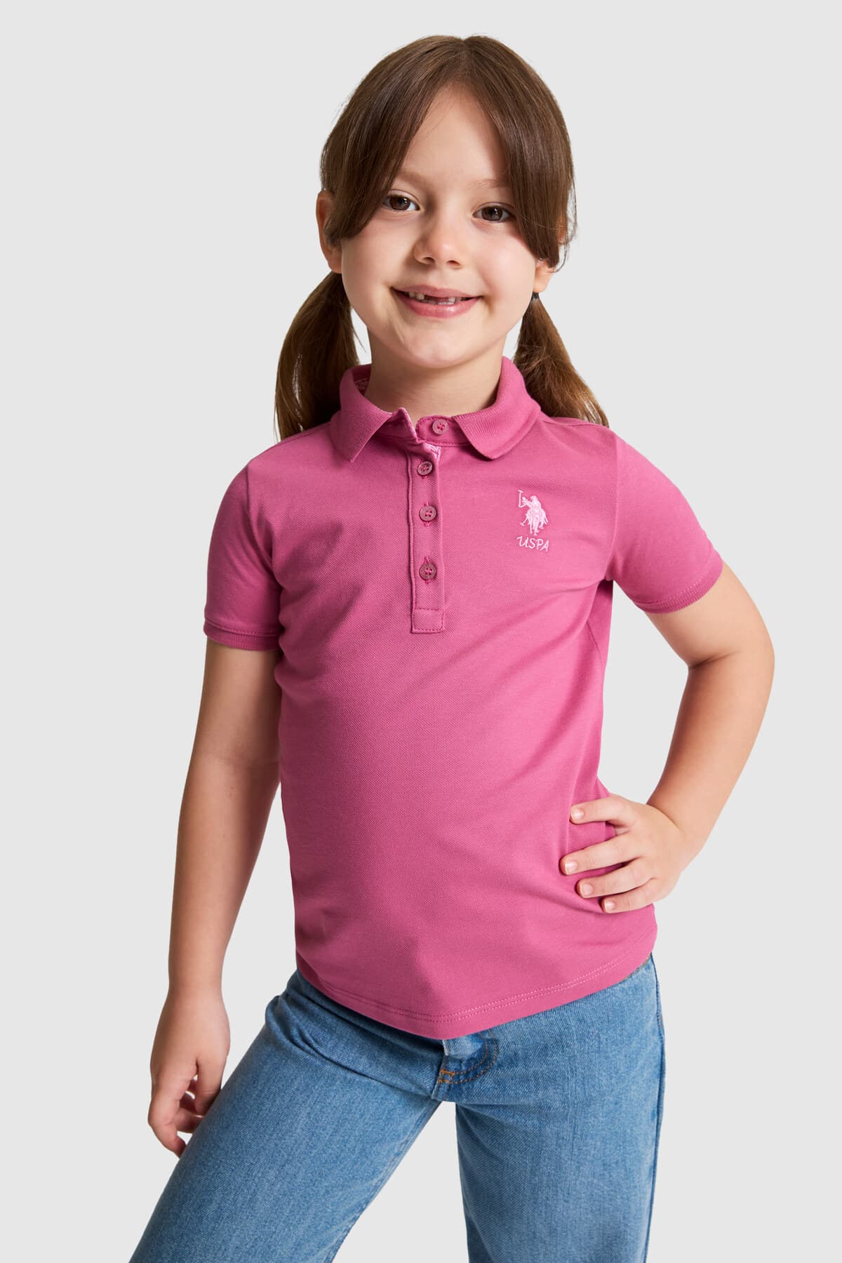 تیشرت یقهپولو دخترانه U.S. Polo Assn. Manolya Basic مدل 50320287-VR211 تیشرت یقهپولو دخترانه U.S. Polo Assn. Manolya Basic مدل 50320287-VR211