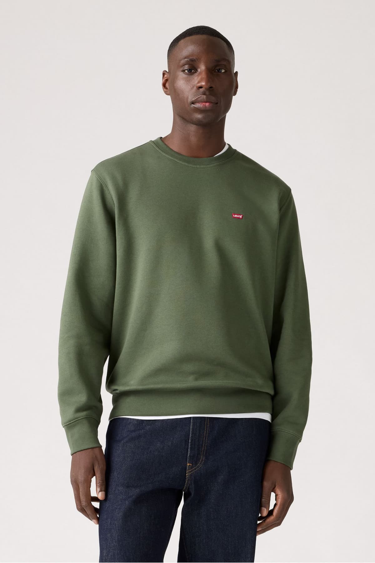 سوئیشرت مردانه Levi's یقه گرد Basic Core سبز مدل 34257-0010 سوئیشرت مردانه Levi's یقه گرد Basic Core سبز مدل 34257-0010