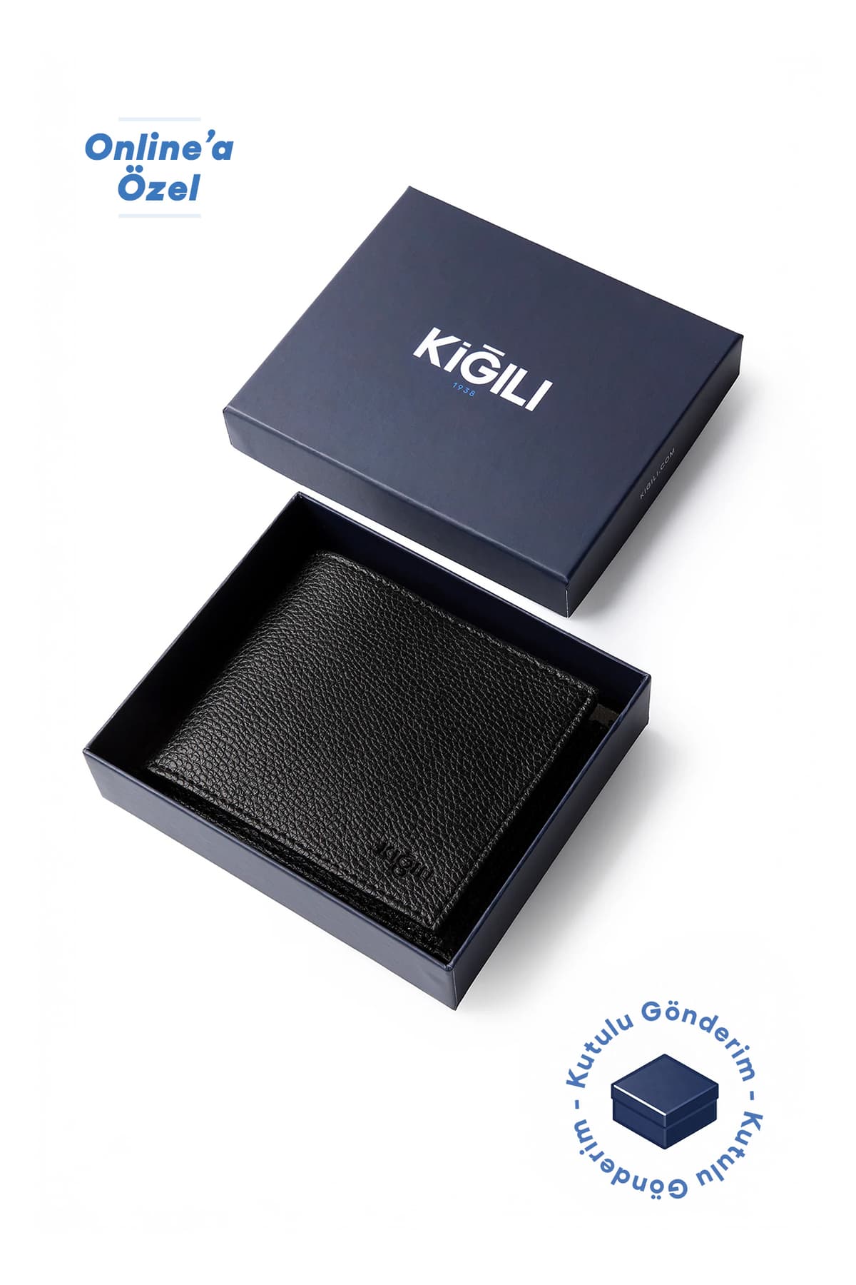 کیف پول جاکارتی Kiğılı تخت با محفظه پول و جعبه هدیه کیف پول جاکارتی Kiğılı تخت با محفظه پول و جعبه هدیه