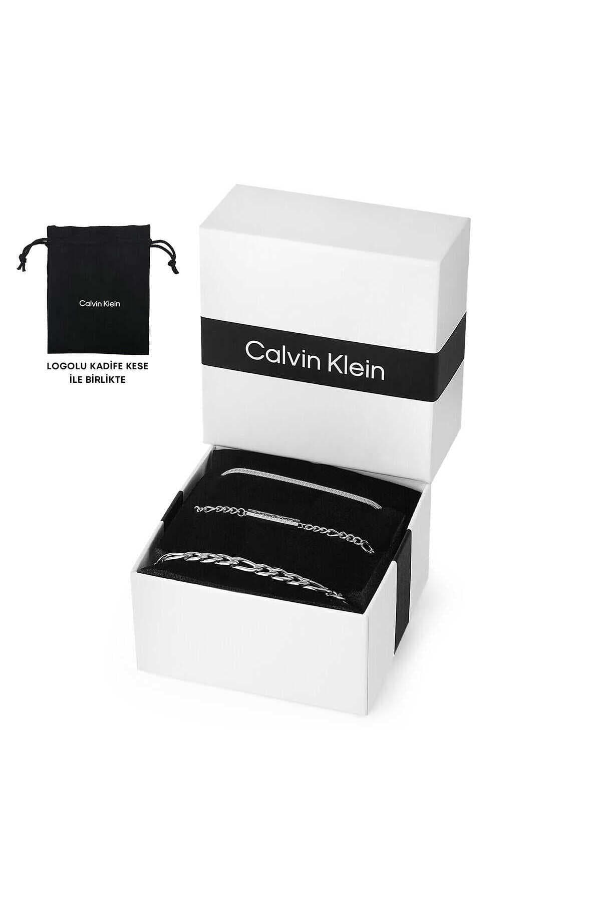 ست دستبند Calvin Klein مدل CKJ35700003 ست دستبند Calvin Klein مدل CKJ35700003