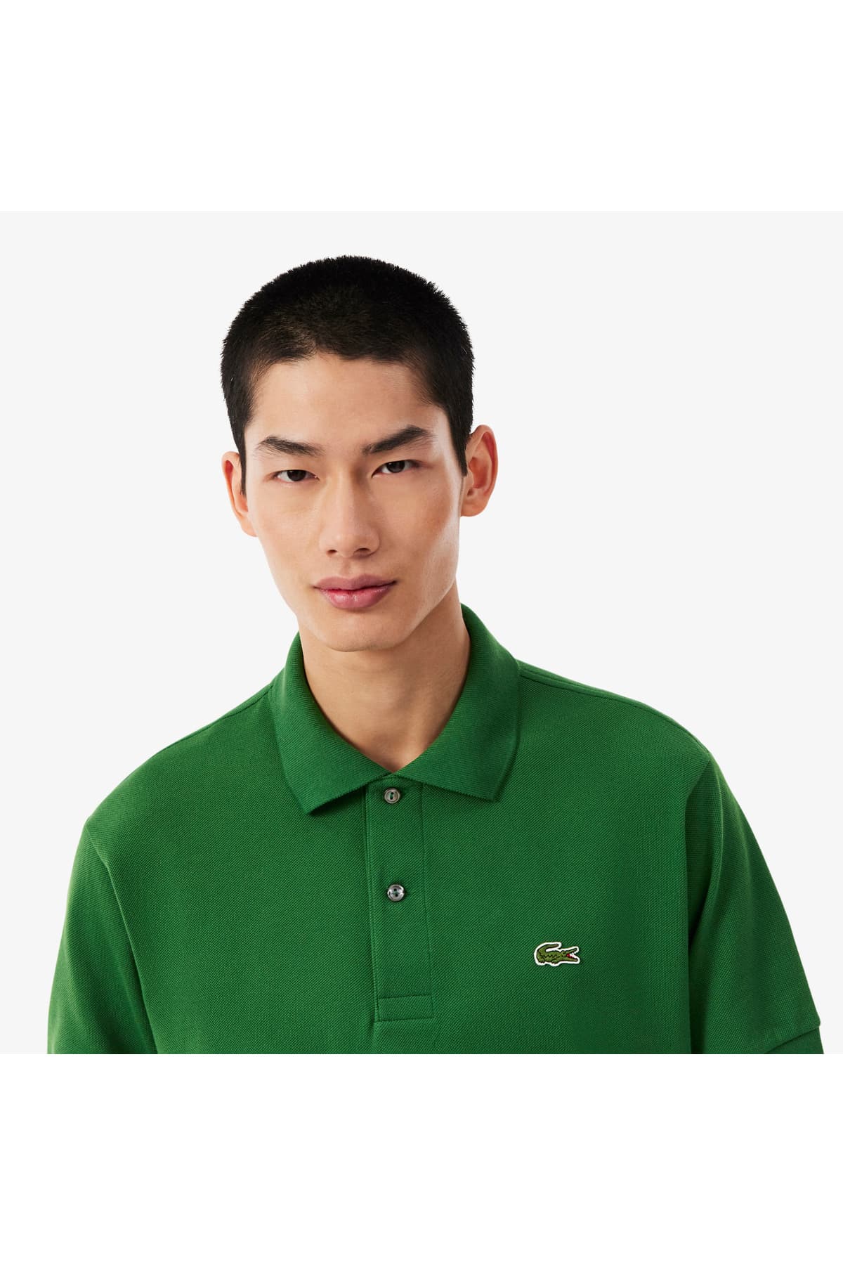 پولو مردانه Lacoste فیت کلاسیک سبز مدل L.12.12 پولو مردانه Lacoste فیت کلاسیک سبز مدل L.12.12