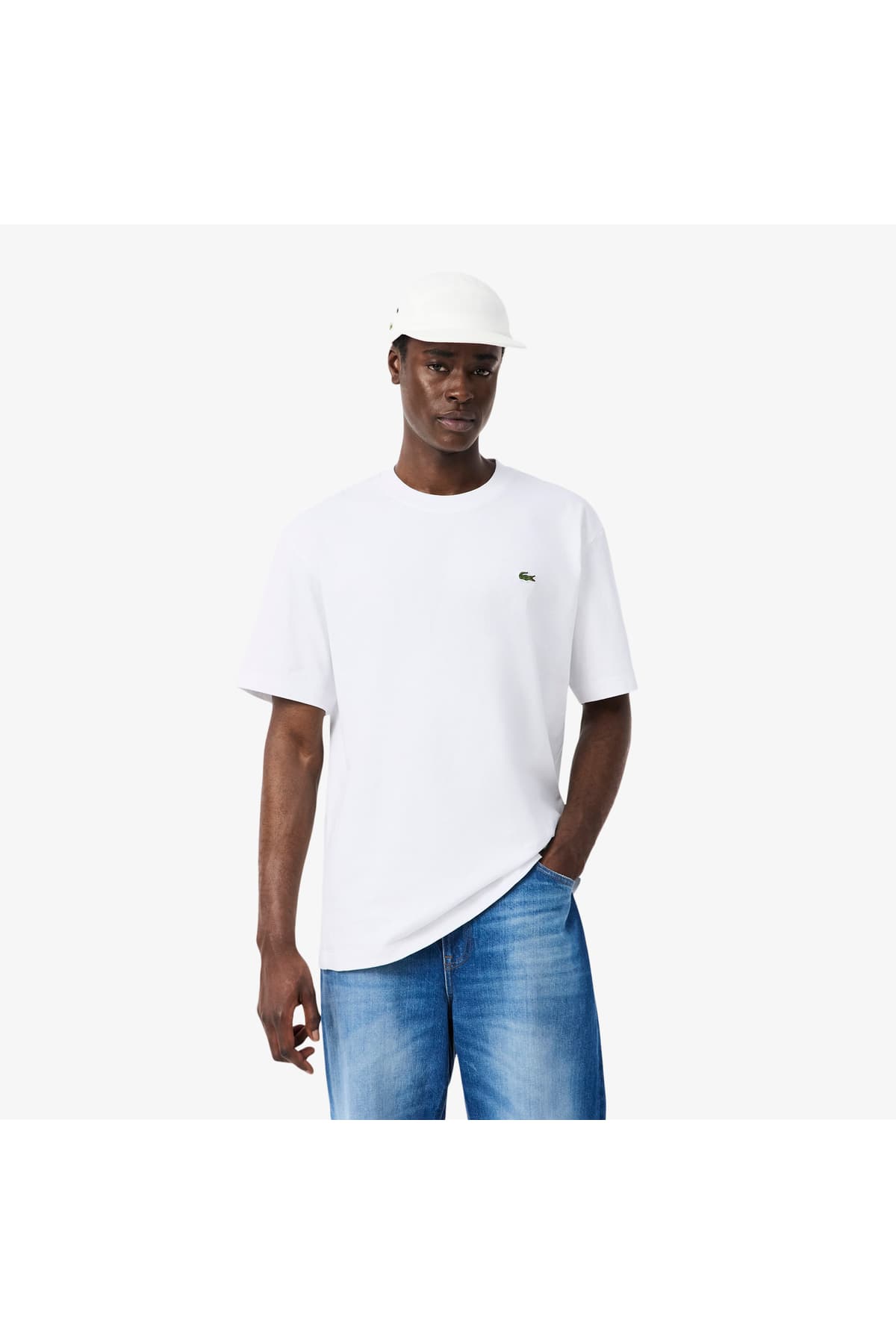 تیشرت مردانه یقه گرد مشکی Lacoste تیشرت مردانه یقه گرد مشکی Lacoste