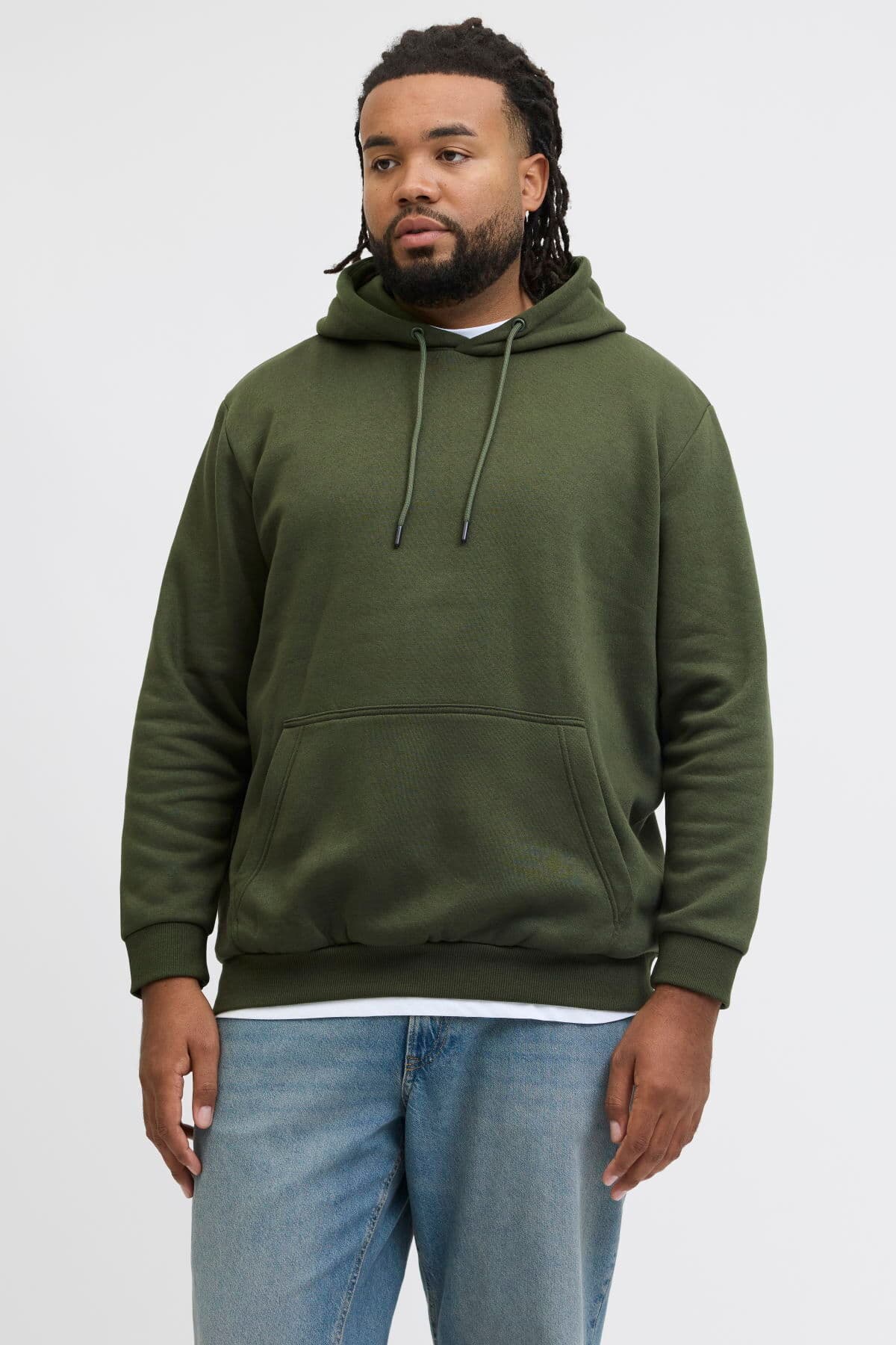 سوئیشرت مردانه Jack & Jones بزرگسایز هودیدار مدل Bradley سوئیشرت مردانه Jack & Jones بزرگسایز هودیدار مدل Bradley