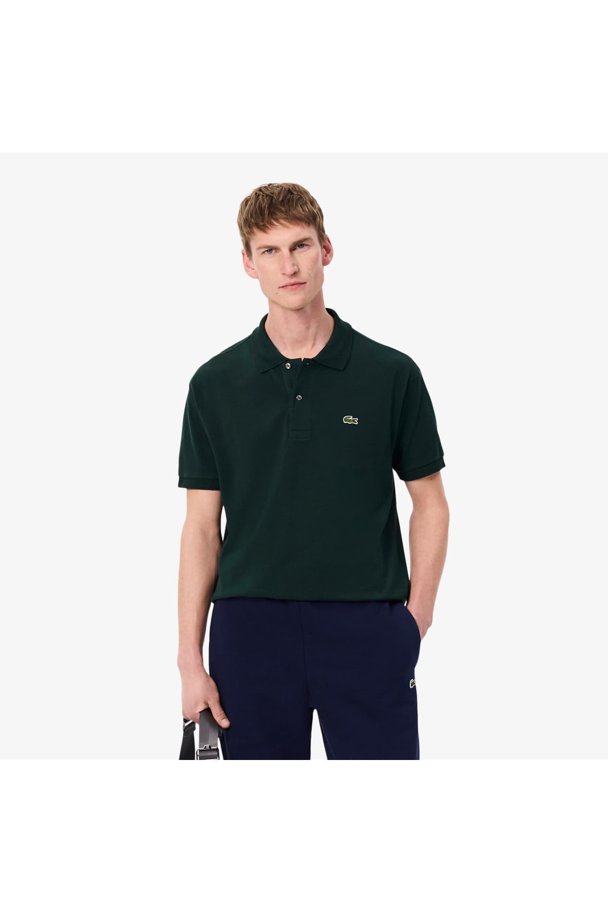 پولوشرت مردانه Lacoste سبز تیره فیت کلاسیک مدل L.12.12 پولوشرت مردانه Lacoste سبز تیره فیت کلاسیک مدل L.12.12