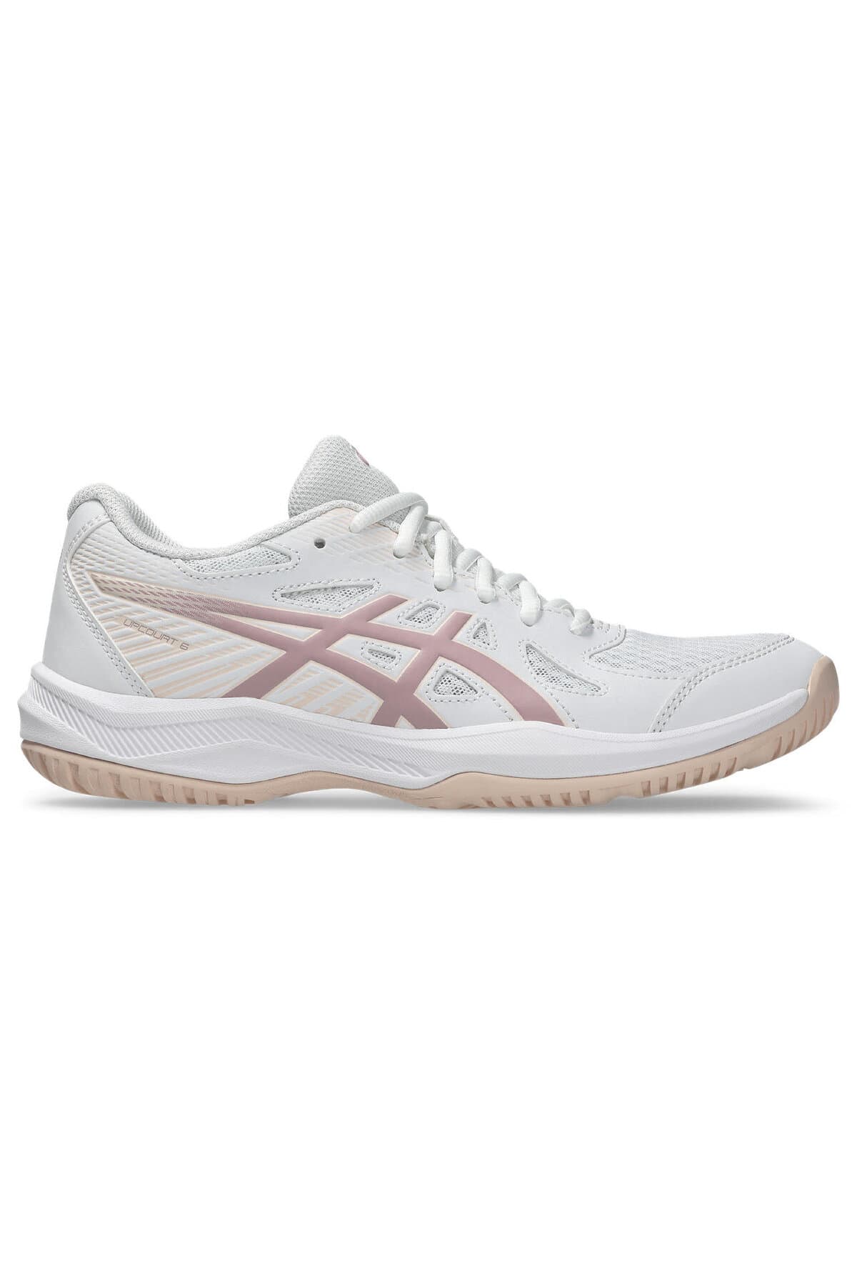 کفش والیبال زنانه Asics سفید/بژ مدل UPCOURT 6 1072A107-104 کفش والیبال زنانه Asics سفید/بژ مدل UPCOURT 6 1072A107-104