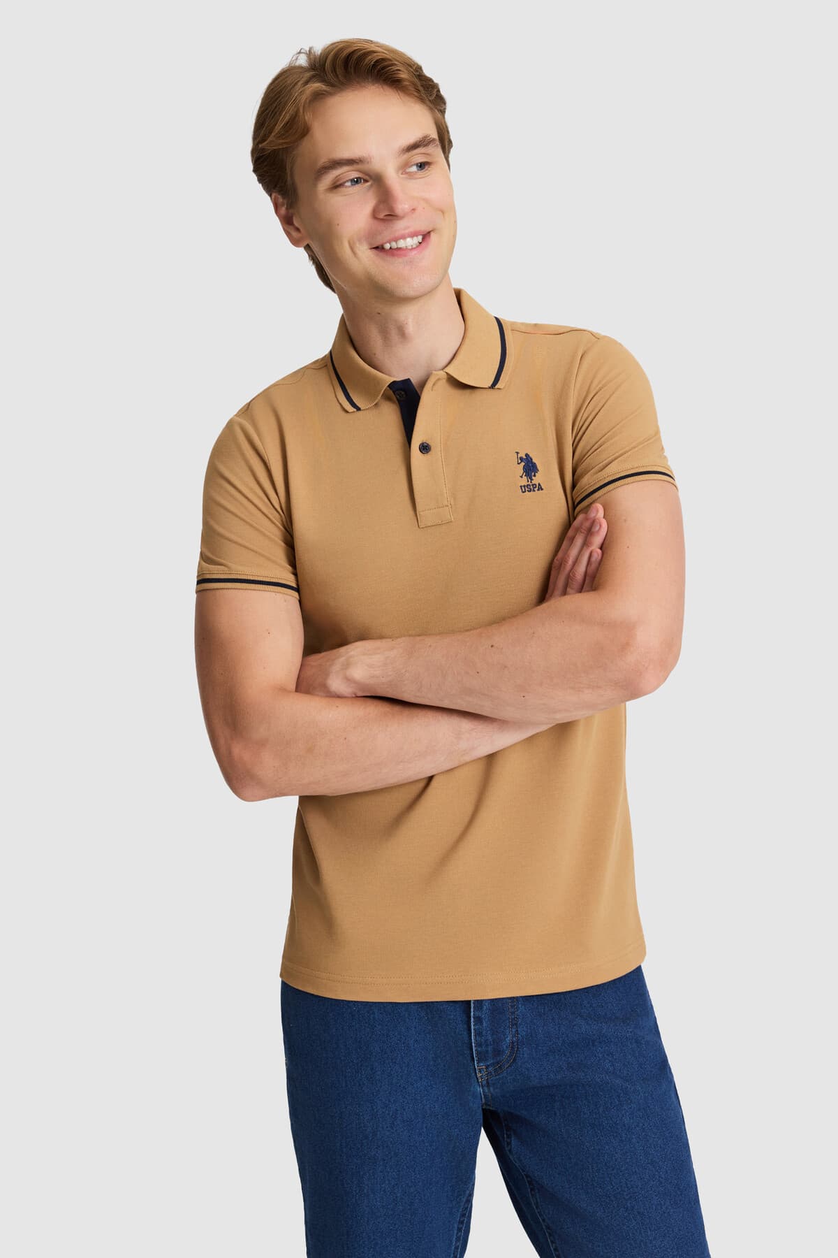 تیشرت مردانه U.S. Polo Assn. اسلیم فیت یقه پولو مدل 50326975-VR153 تیشرت مردانه U.S. Polo Assn. اسلیم فیت یقه پولو مدل 50326975-VR153