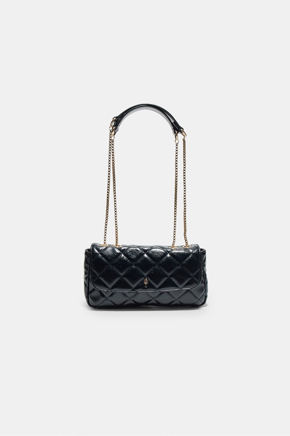 کیف کراسبادی زنانه Stradivarius کاپیتونه با بند زنجیری کیف کراسبادی زنانه Stradivarius کاپیتونه با بند زنجیری