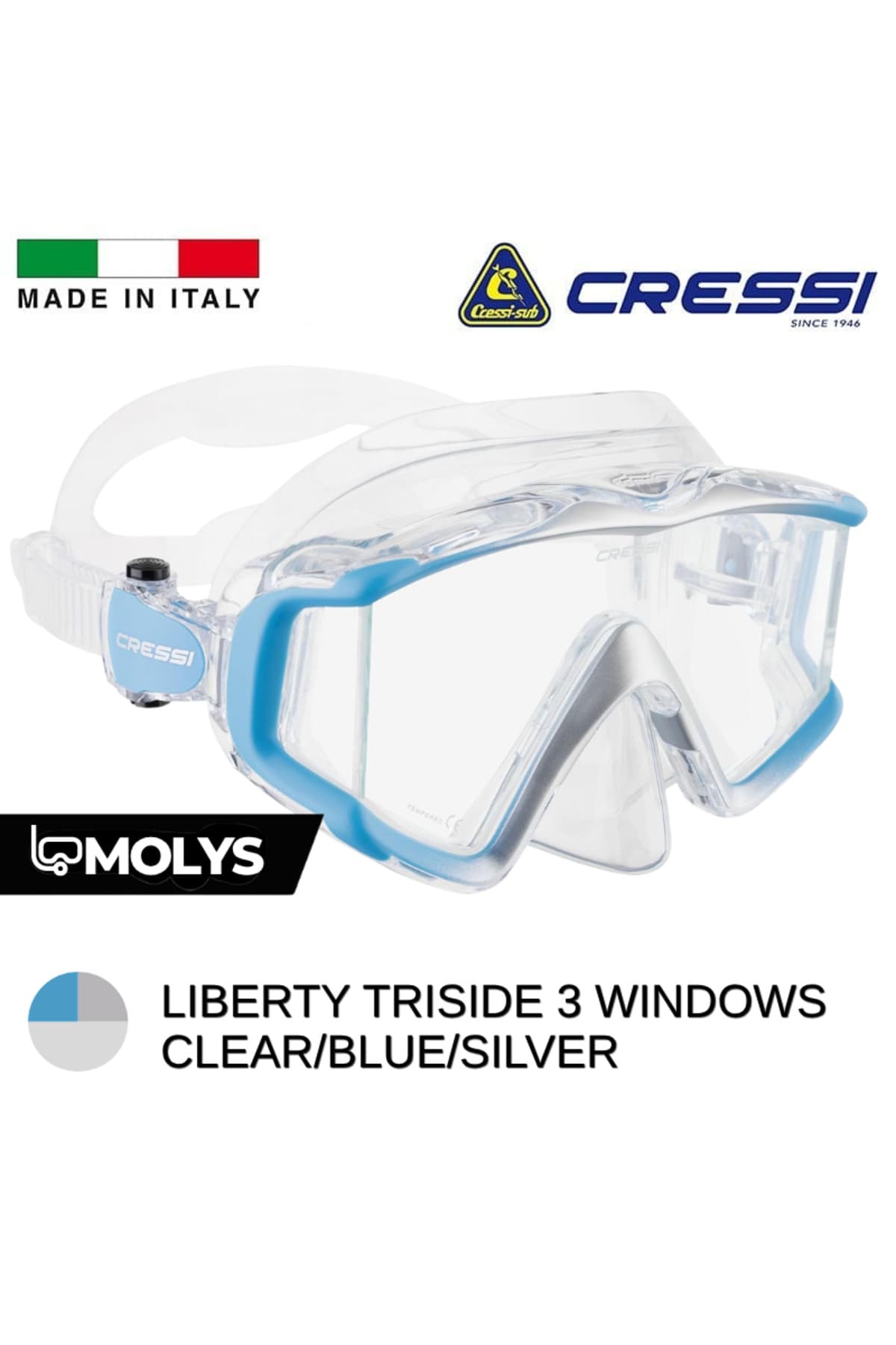 ماسک غواصی حرفهای Cressi LIBERTY 3 WINDOWS ماسک غواصی حرفهای Cressi LIBERTY 3 WINDOWS