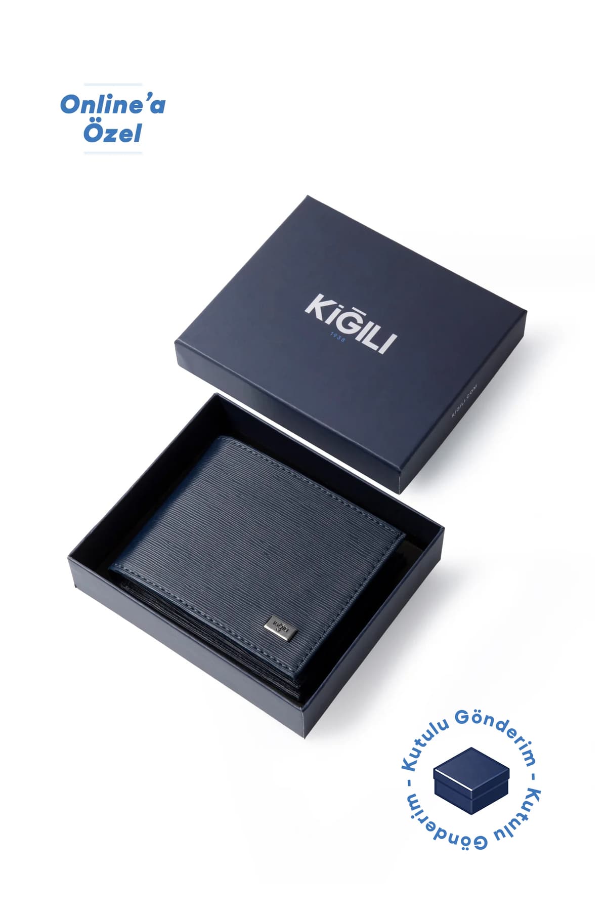 کیف پول جاکارتی طرحدار Kiğılı با محفظه پول و جعبه هدیه کیف پول جاکارتی طرحدار Kiğılı با محفظه پول و جعبه هدیه
