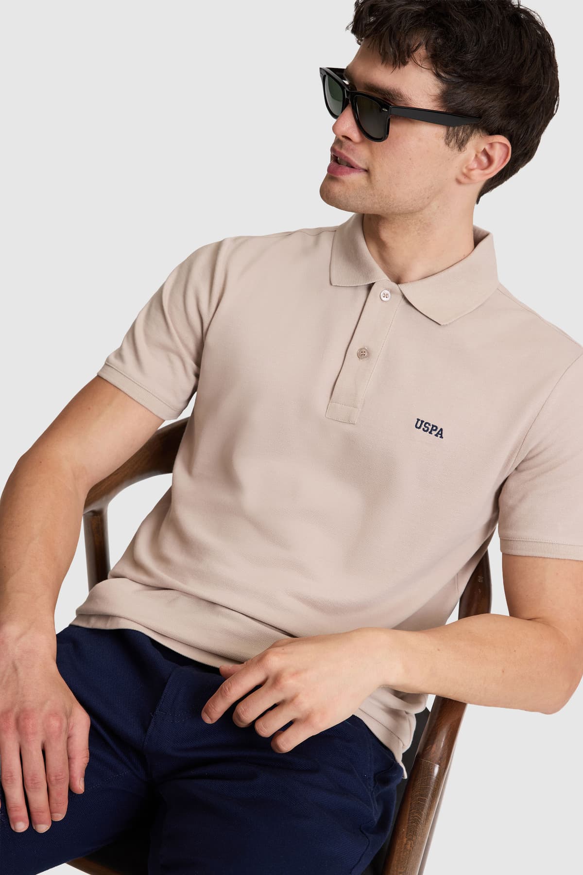 تیشرت یقه پولو مردانه U.S. Polo Assn. سنگی فیت معمولی مدل 50326963-VR049 تیشرت یقه پولو مردانه U.S. Polo Assn. سنگی فیت معمولی مدل 50326963-VR049