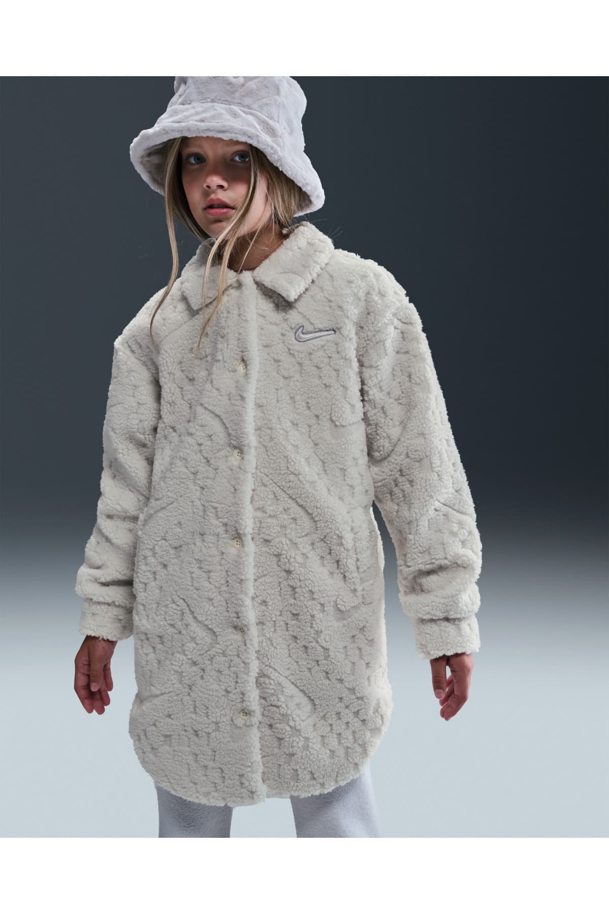 کاپشن دخترانه Nike Sportswear Cozy Deluxe کاپشن دخترانه Nike Sportswear Cozy Deluxe