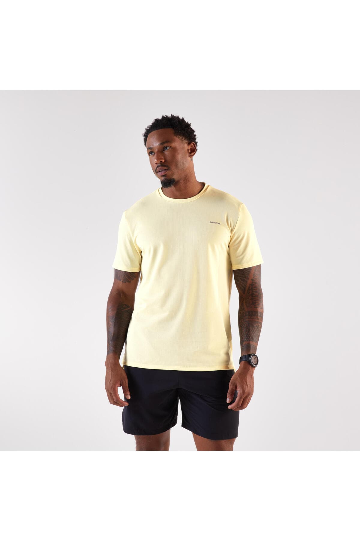 تیشرت مردانه دویدن Decathlon زرد مدل Kiprun Run 500 تیشرت مردانه دویدن Decathlon زرد مدل Kiprun Run 500