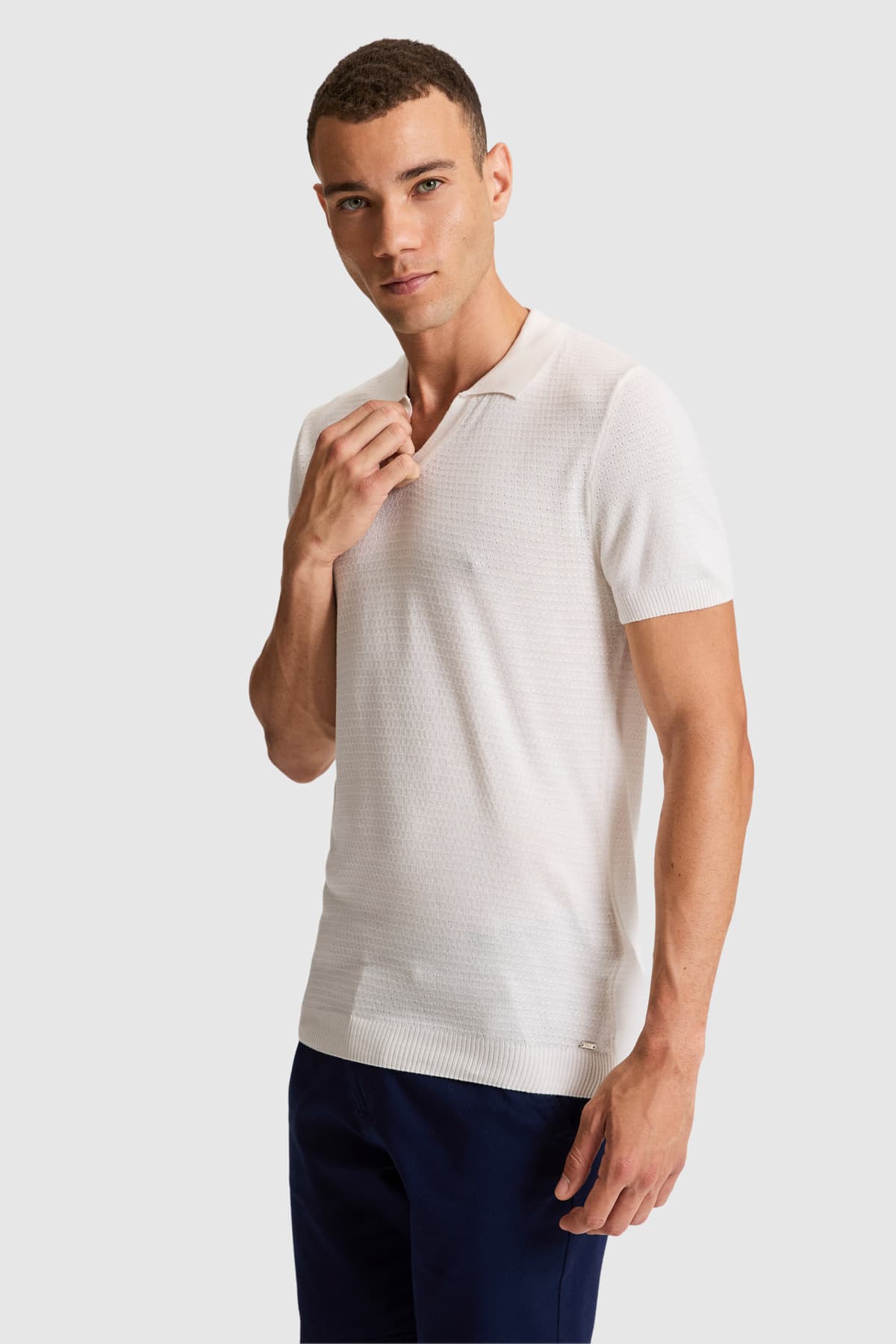 تیشرت مردانه U.S. Polo Assn. تریکو یقه پولو کرم مدل 50324293-VR071 تیشرت مردانه U.S. Polo Assn. تریکو یقه پولو کرم مدل 50324293-VR071